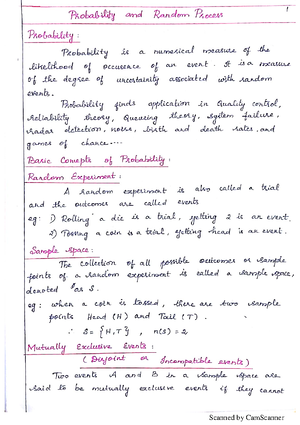 Unit 4-PQT - notes - Scanned by CamScanner otsibutiom s used 4o testing ...