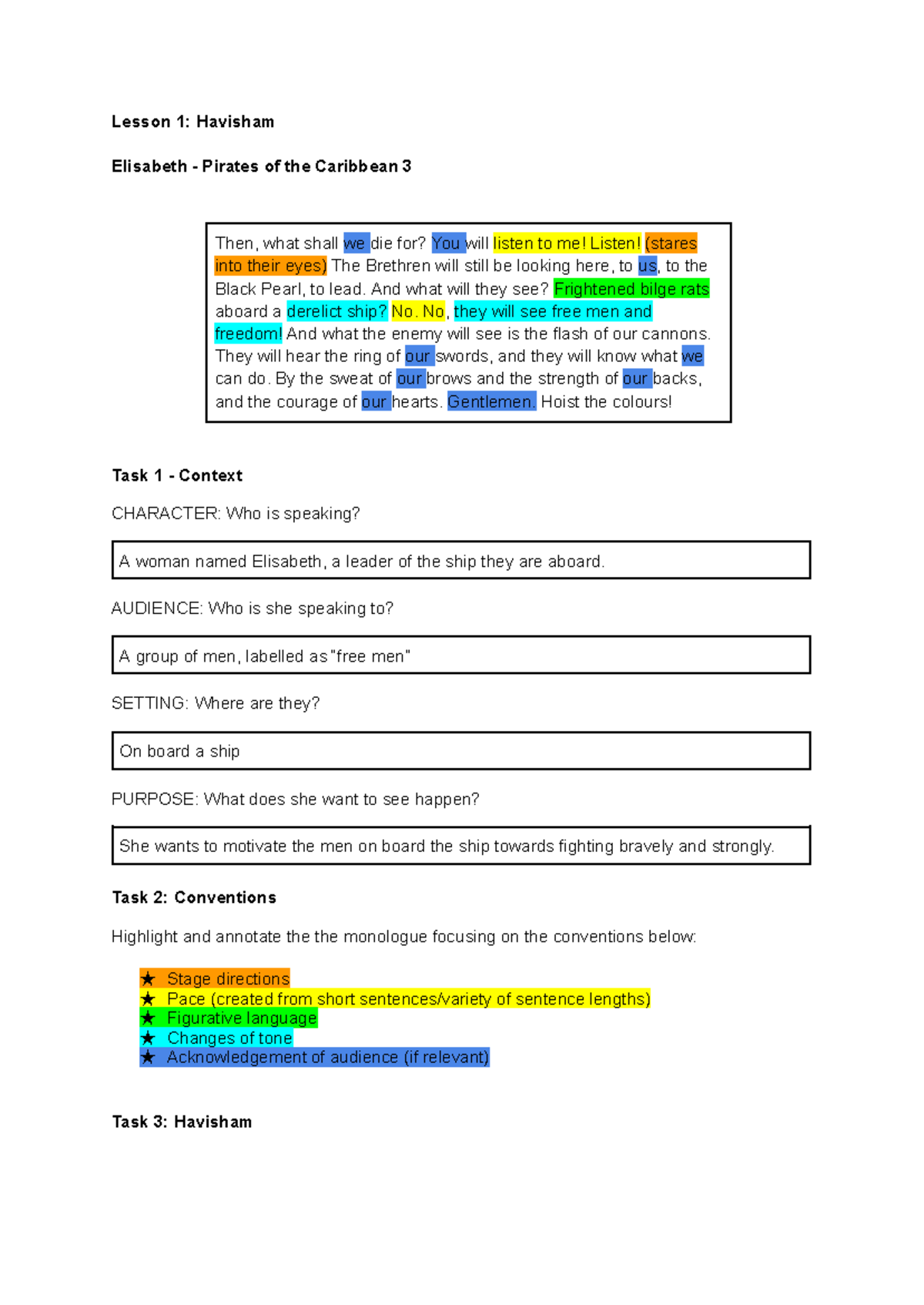 havisham essay introduction