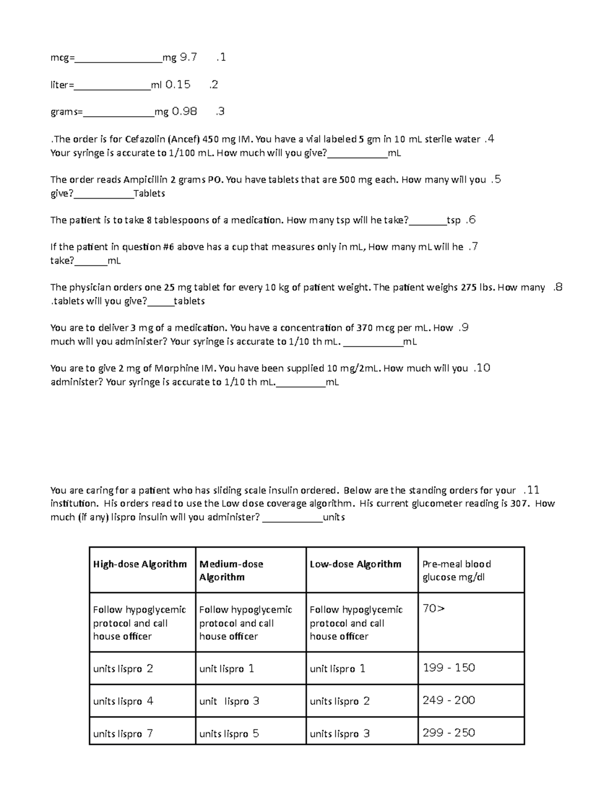 FILE 6206 - math - mcg=________________mg 9 1. liter=______________ml 0 ...