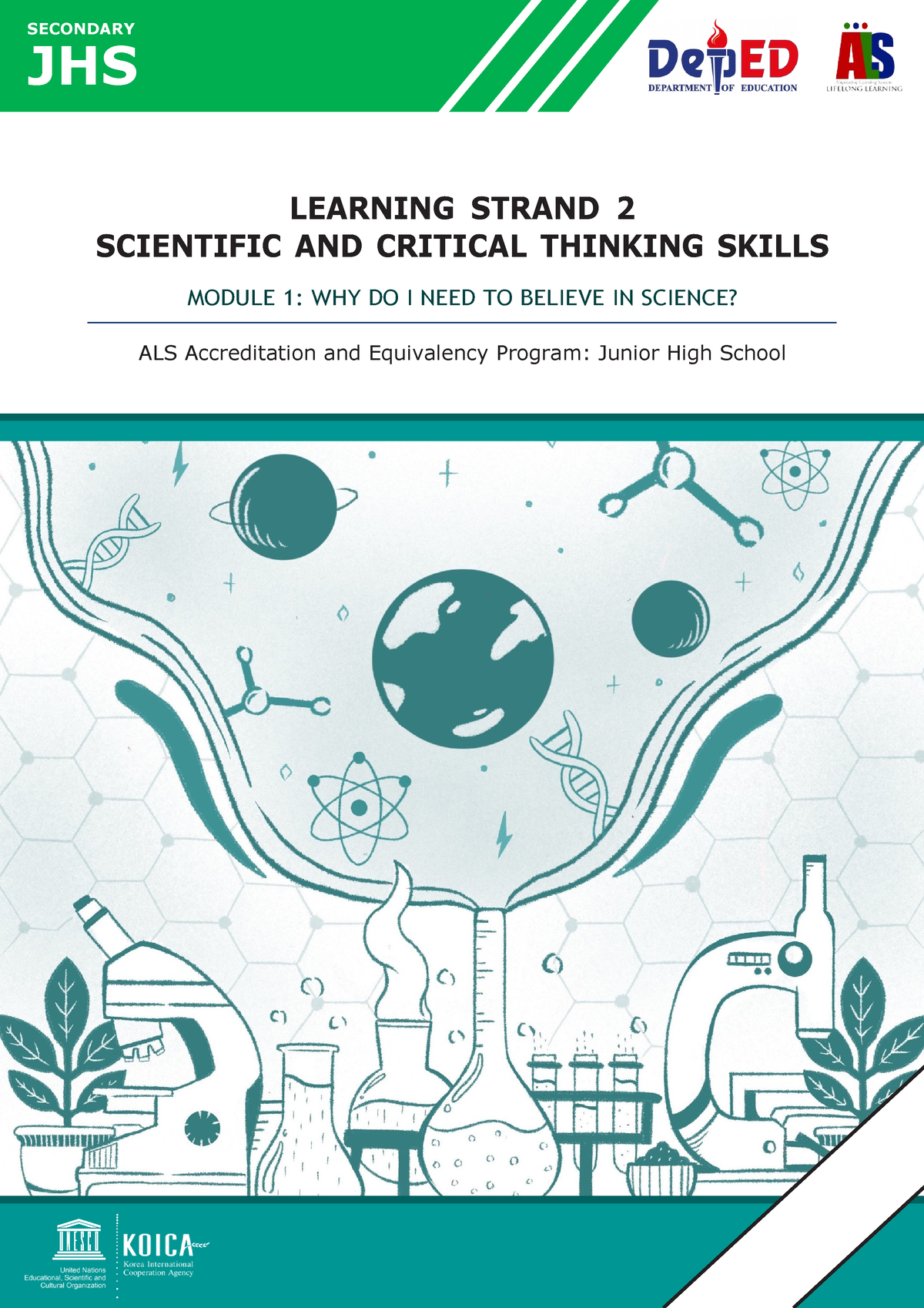 learning strand 2 scientific and critical thinking skills module 3