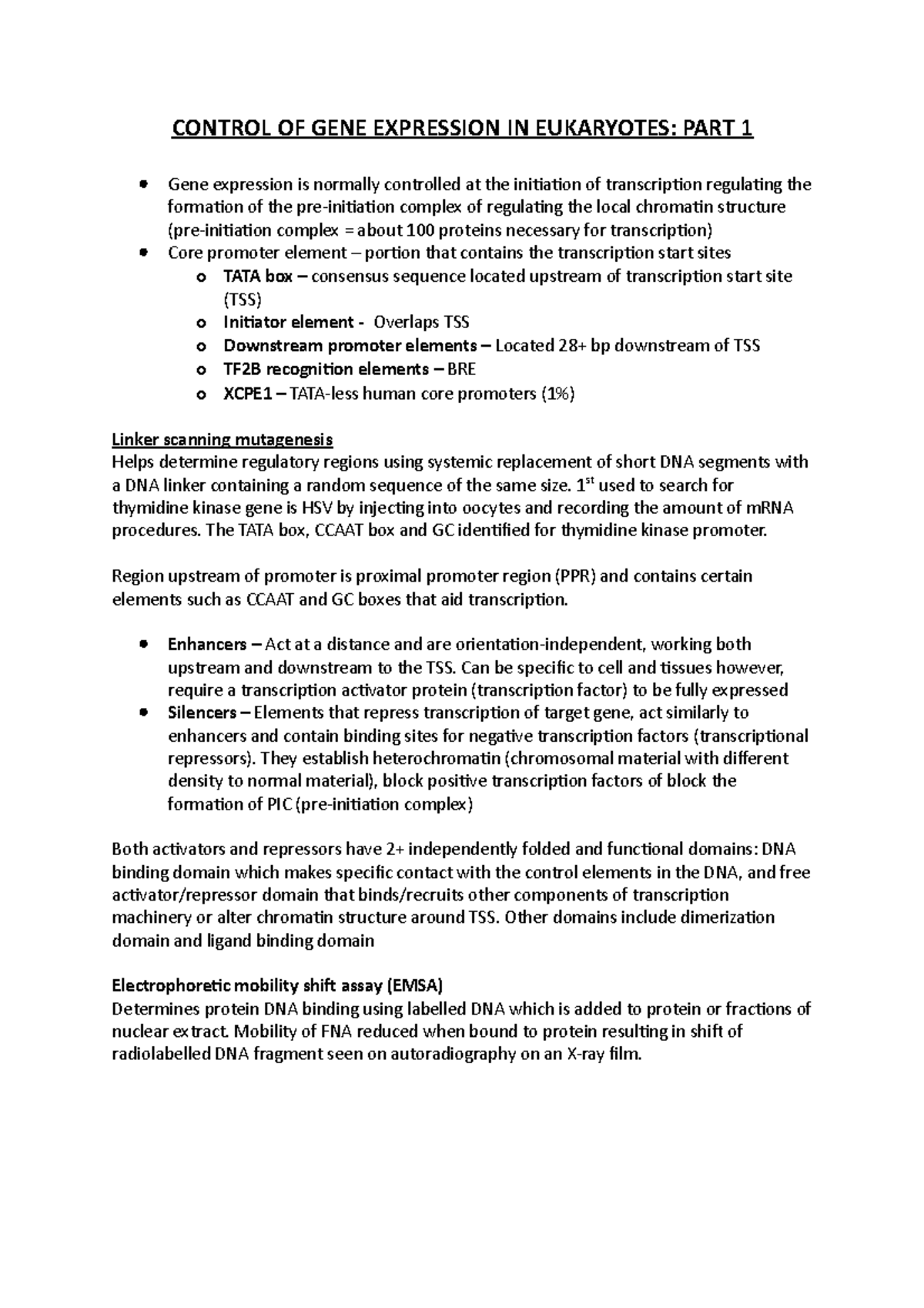 control-of-gene-expression-in-eukaryotes-lt-7-control-of-gene