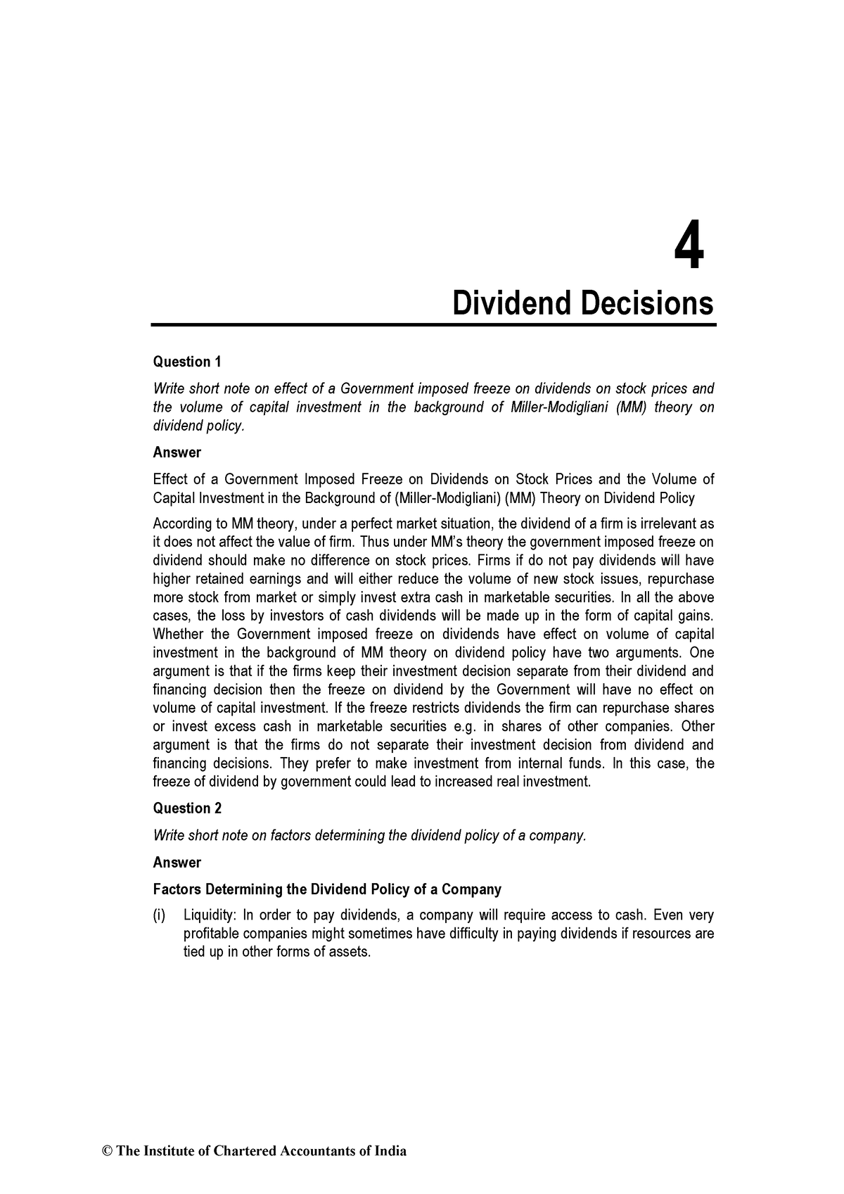 strategic-financial-management-4-dividend-decisions-question-1-write