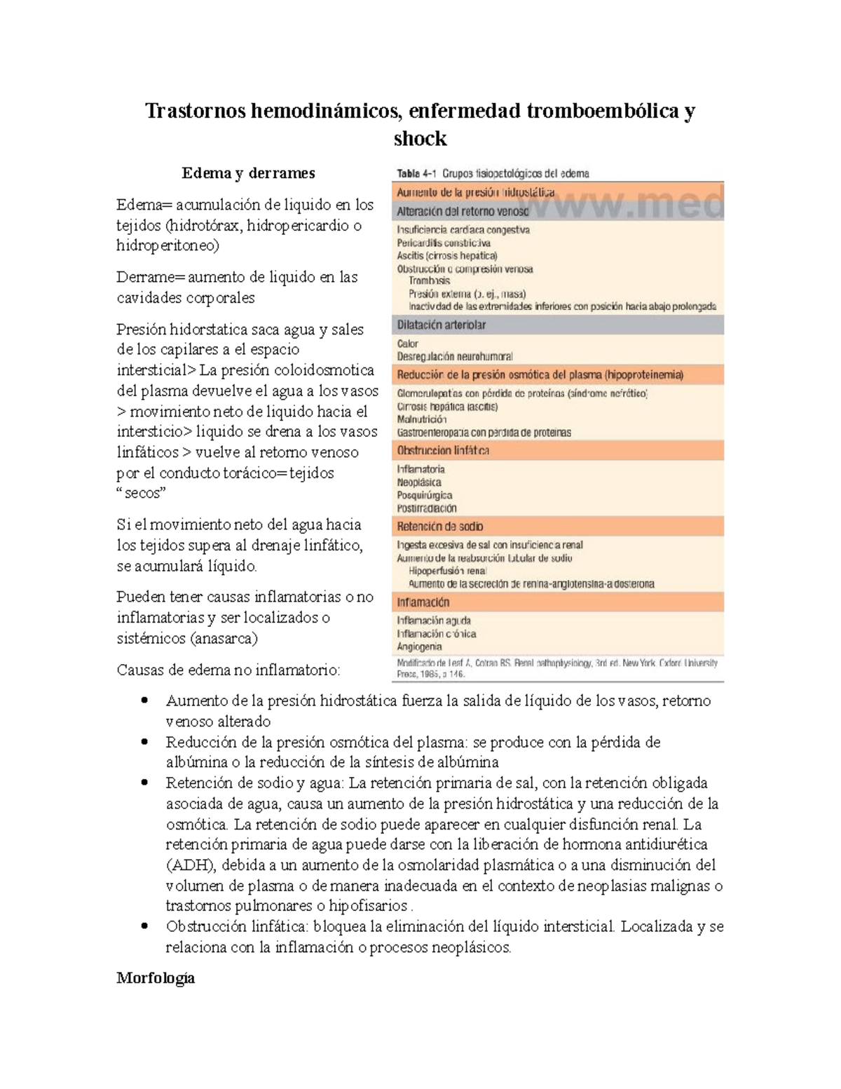 Trastornos Hemodinámicos - Trastornos Hemodinámicos, Enfermedad ...