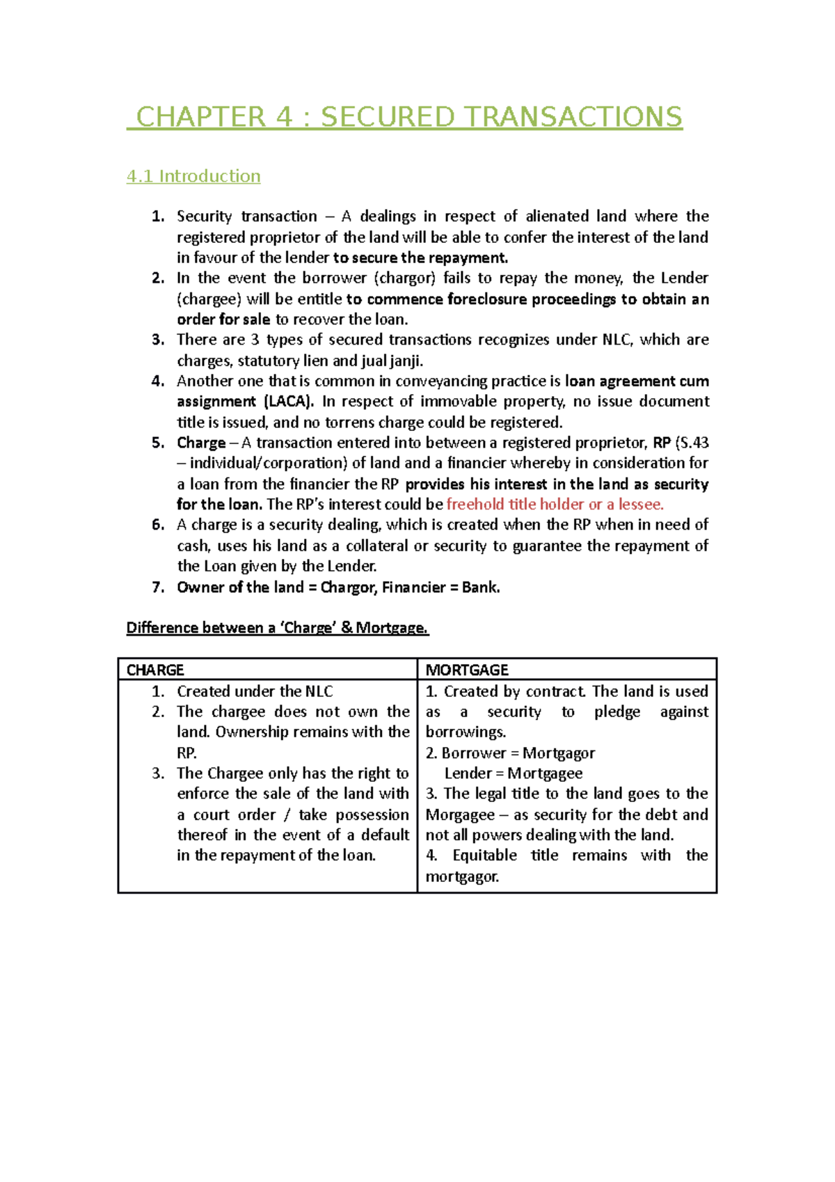 Topic 4 - Secured Transaction Part 1 - CHAPTER 4 : SECURED TRANSACTIONS ...