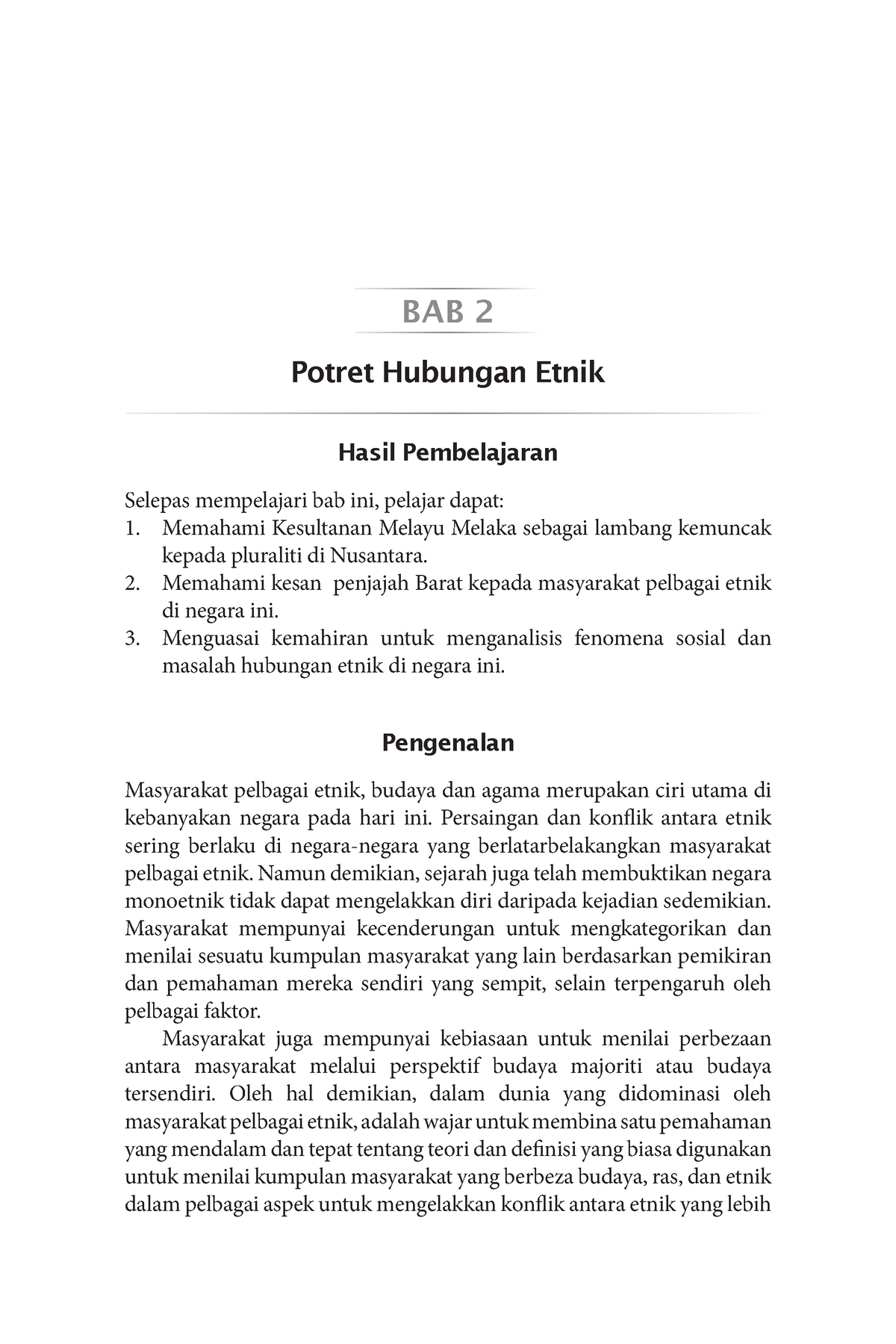 Hubungan Etnik BAB 2 Potret Hubungan Etnik - BaB 2 Potret Hubungan ...