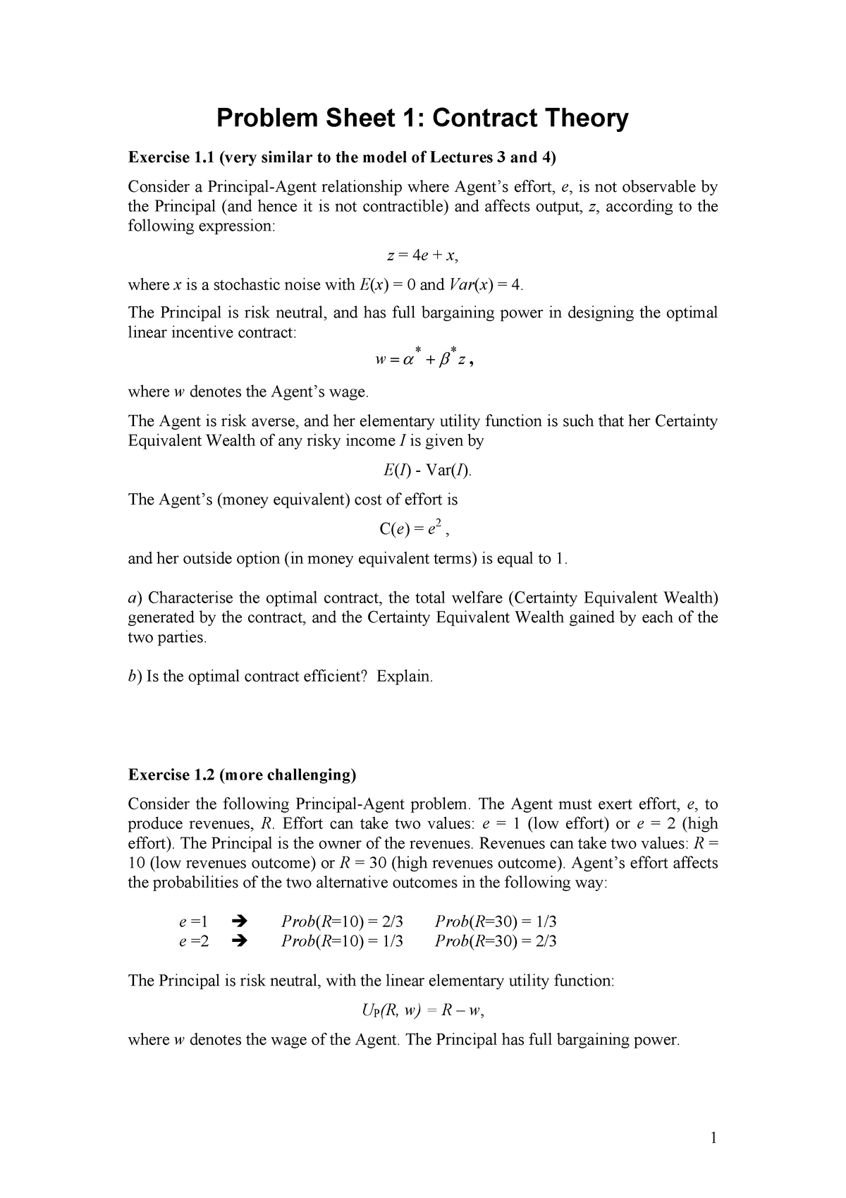 assignment 14.1 contract problem