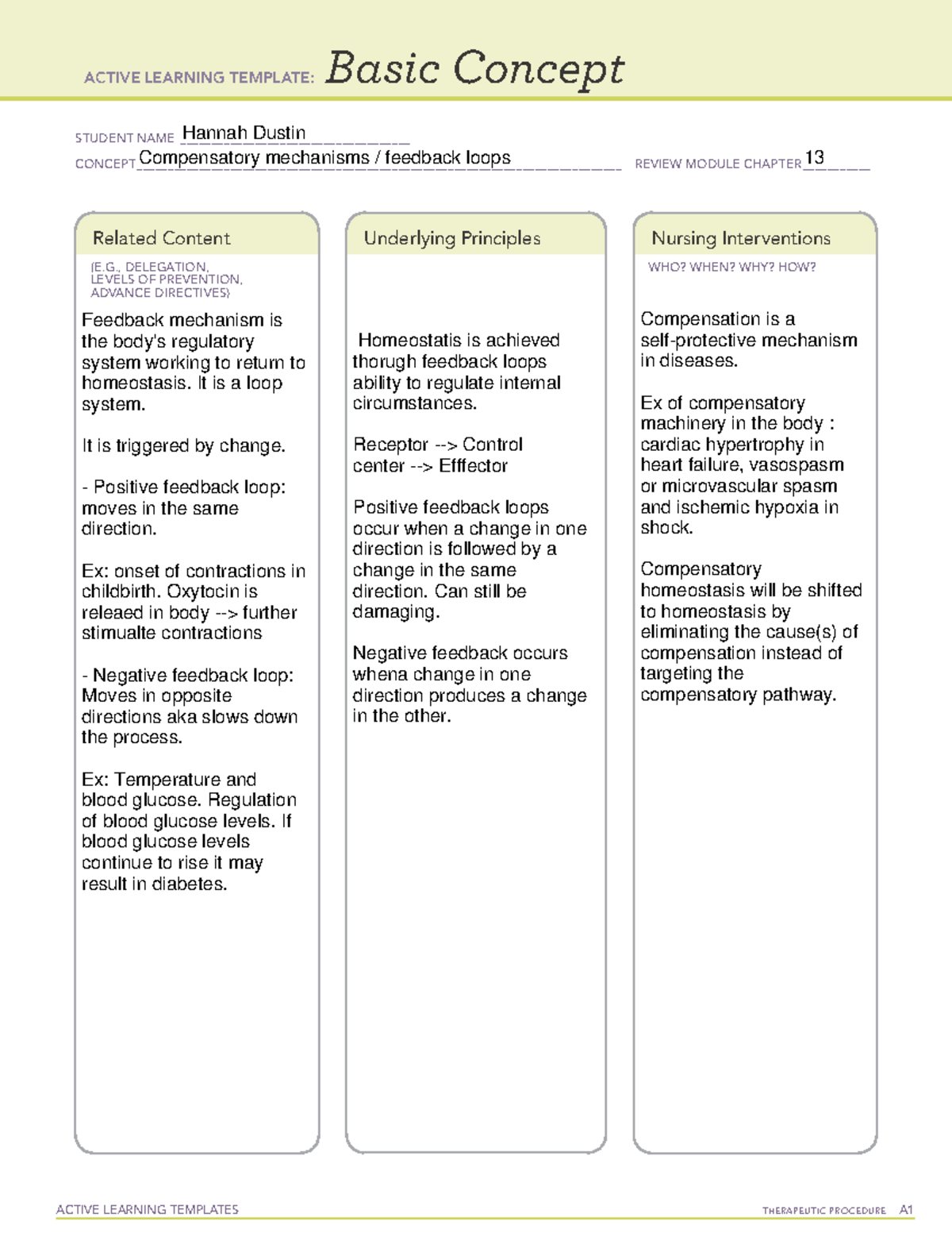 Remediation 2 - ACTIVE LEARNING TEMPLATES THERAPEUTIC PROCEDURE A Basic ...