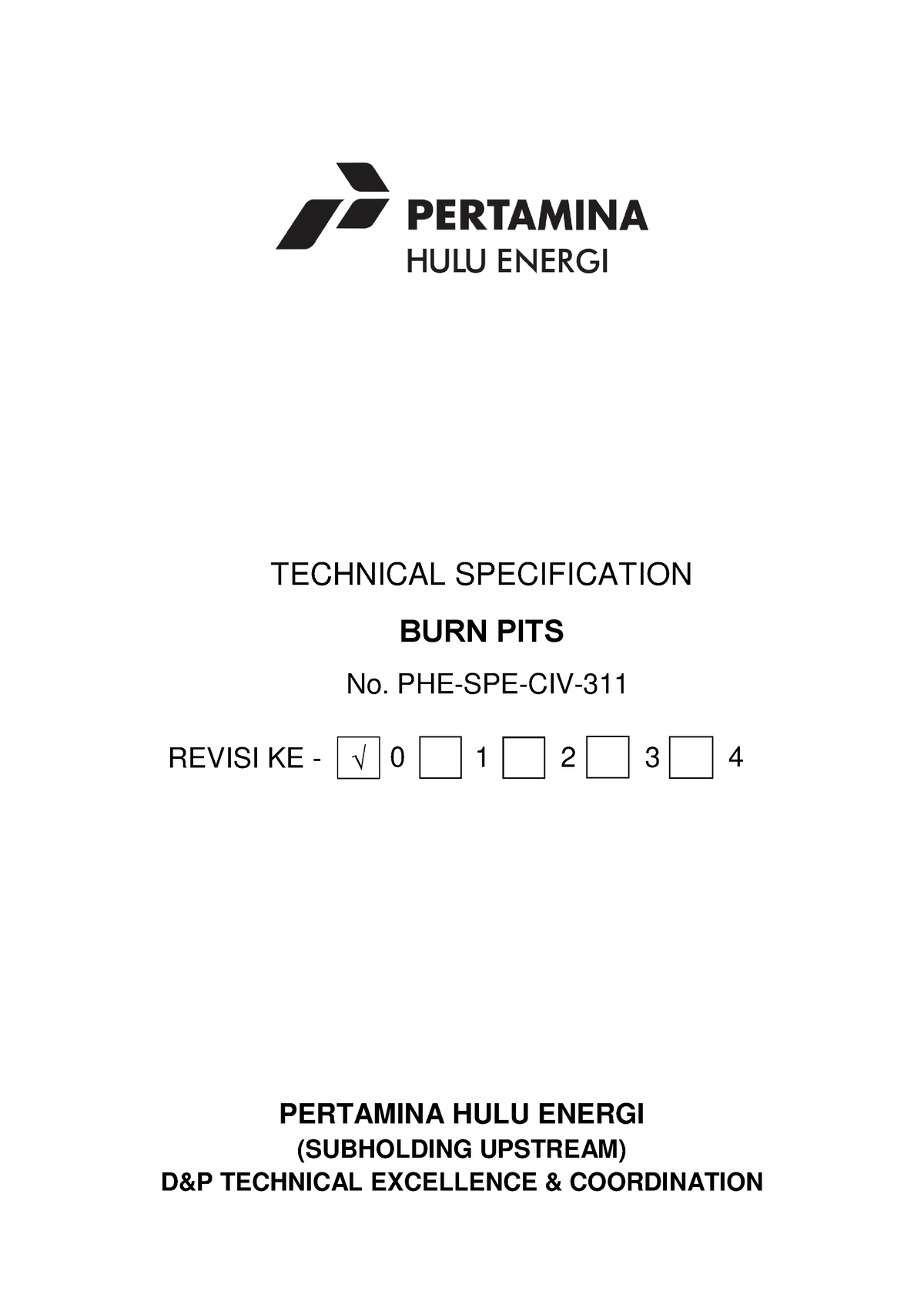 PHE-SPE-CIV-311 - Burn Pits - REVISI KE - PERTAMINA HULU ENERGI ...