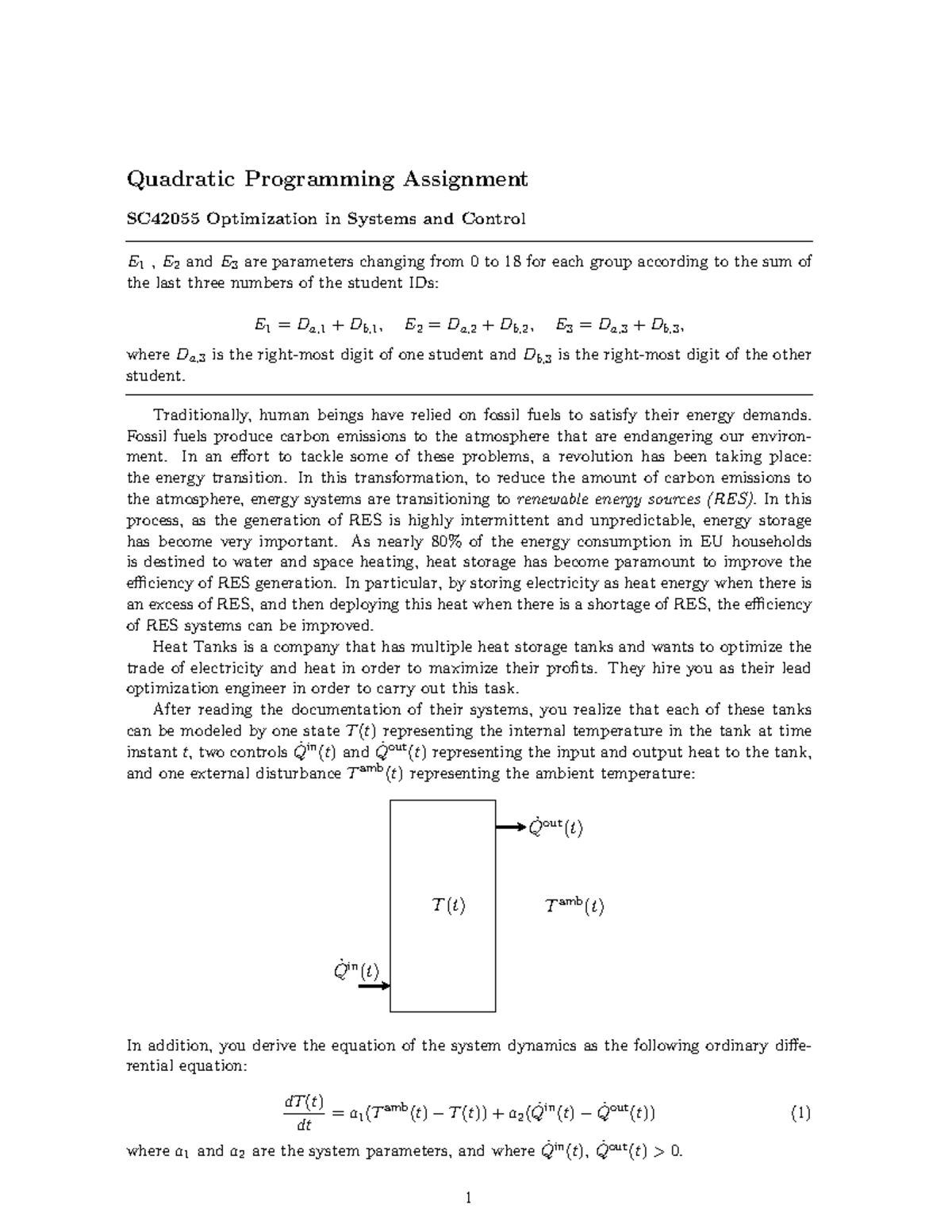 quadratic assignment problem integer programming