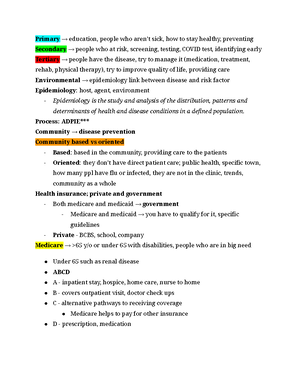 322 EXAM 3 (WEEK 8) - study guide - Week 8: Chapters 23, 24, 25 and 27 ...