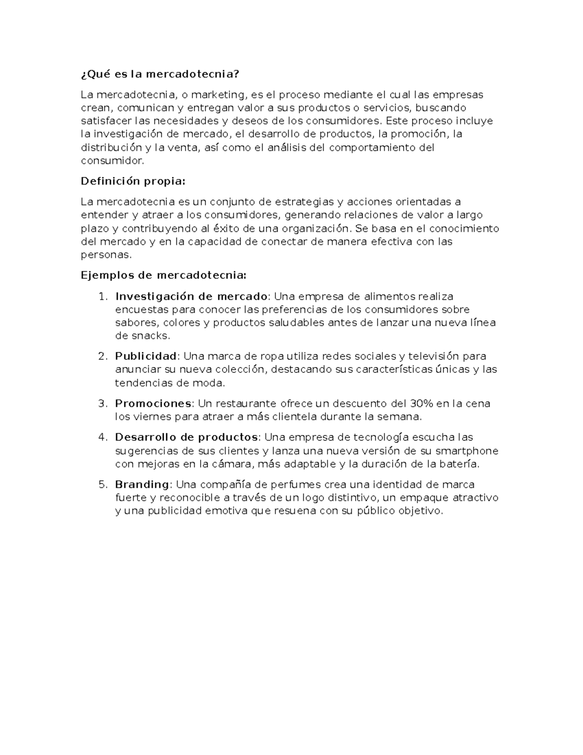 Qué es la mercadotecnia - ¿Qué es la mercadotecnia? La mercadotecnia, o ...