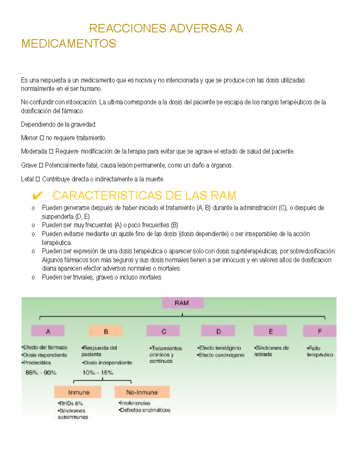 Reacciones Adversas A Medicamentos - REACCIONES ADVERSAS A MEDICAMENTOS ...