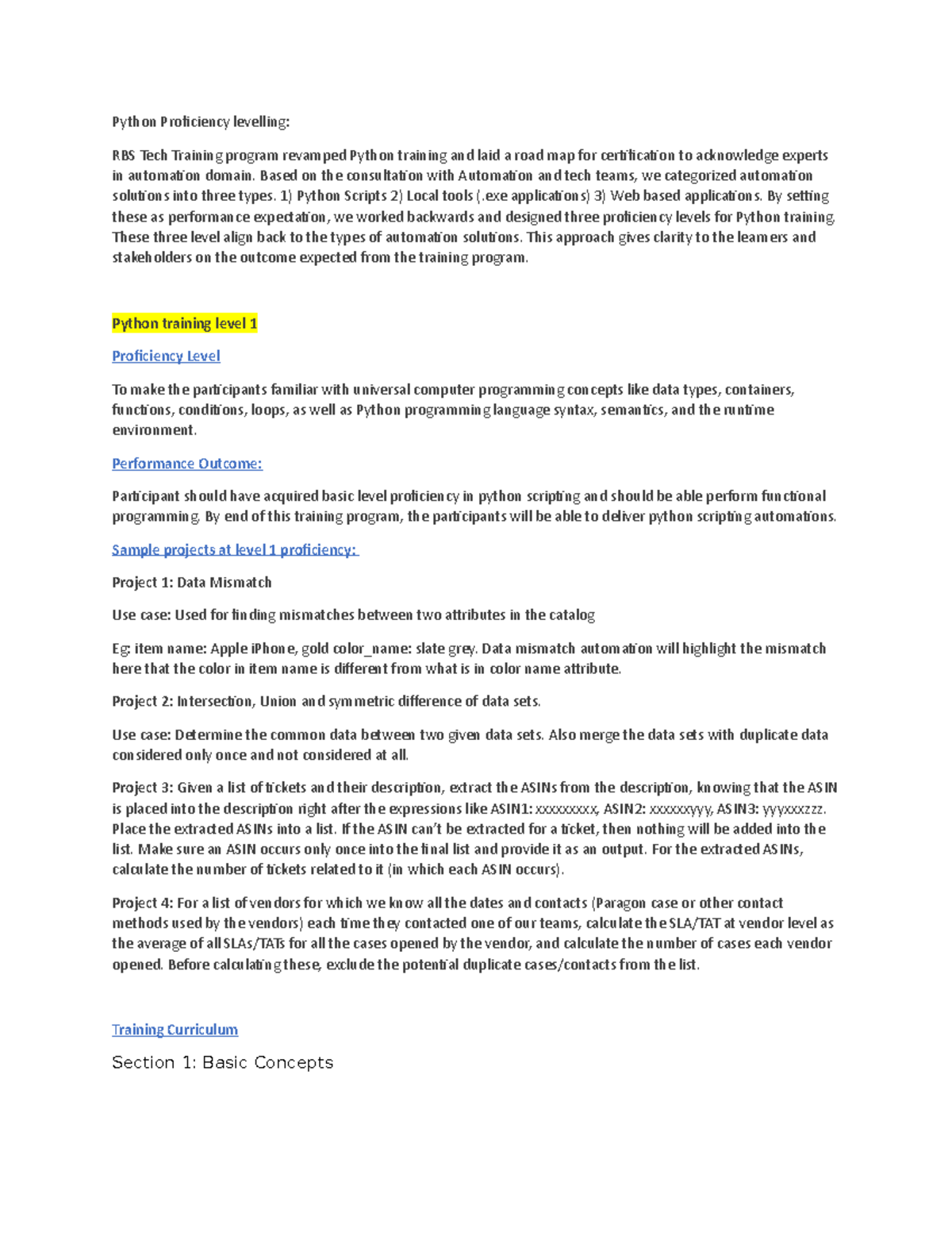 Python Automation proficiency level and performance outcome - Python ...