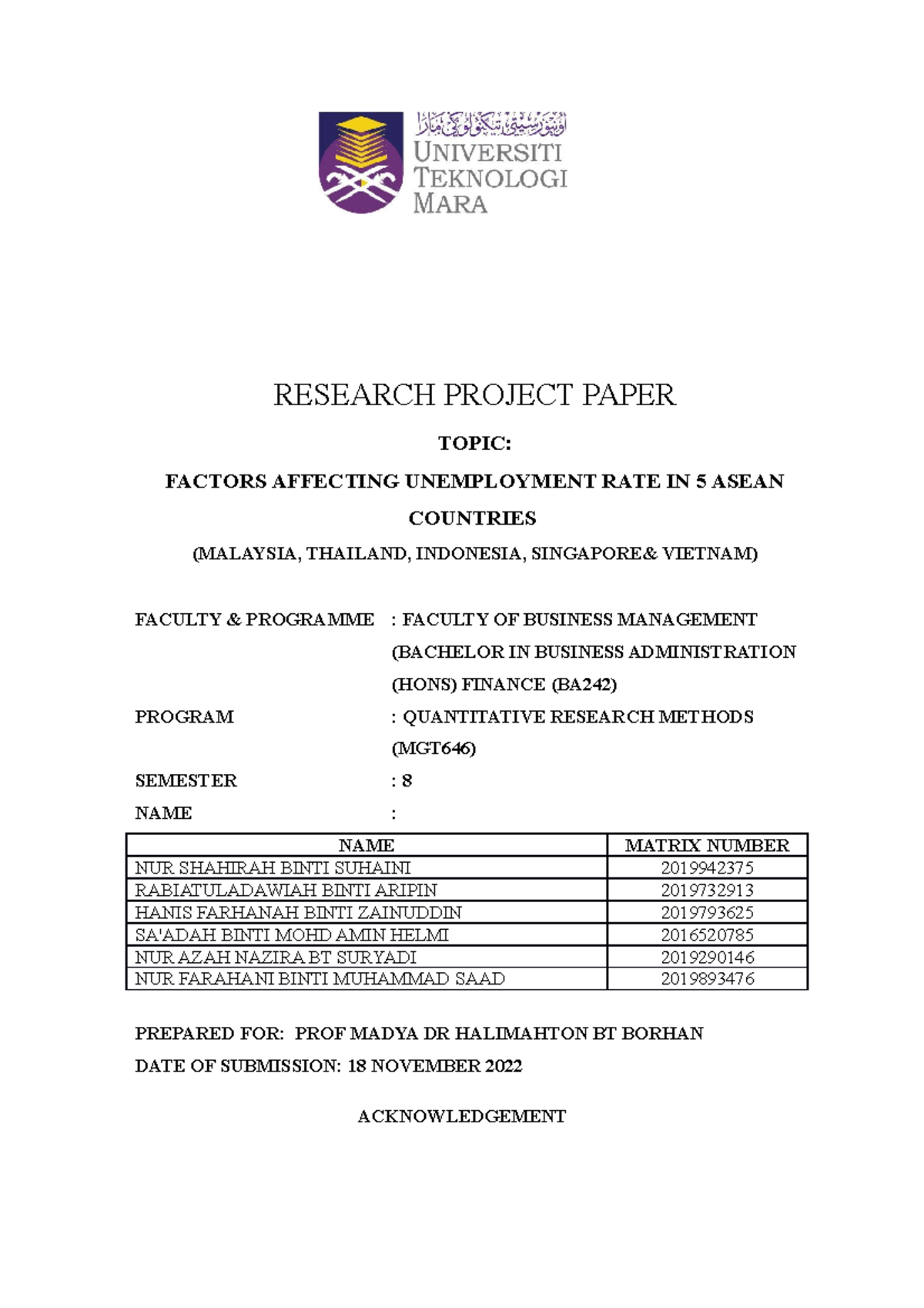 group-2-mgt-646-factor-affecting-unemployment-rate-among-5-asean