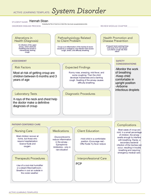 Creating a Plan of Care for a Child Who Has Wilms' Tumor - ACTIVE ...