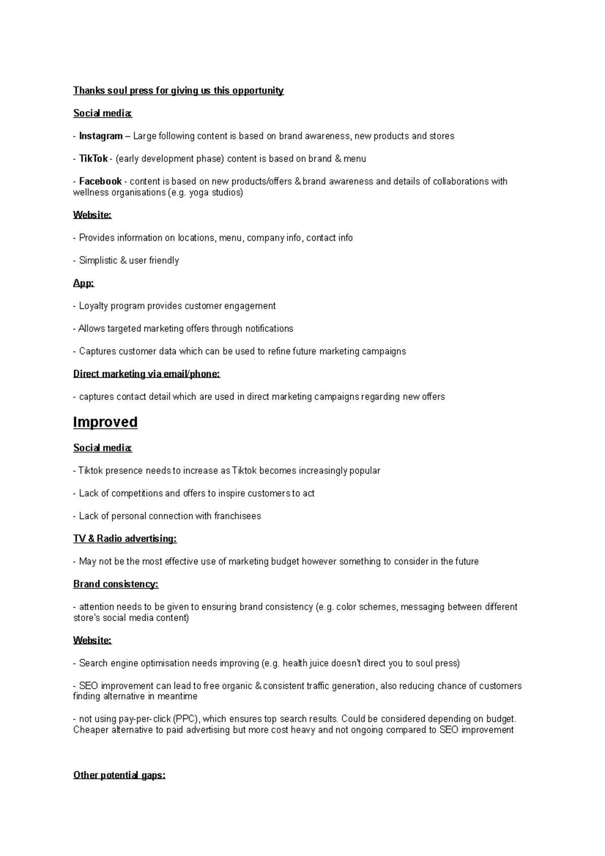 Pitch script (new) - notes - Thanks soul press for giving us this ...