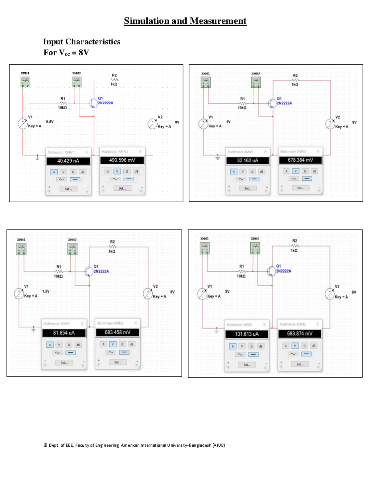 Study of Transistor Characteristics in Common Emitter Amplifier ...