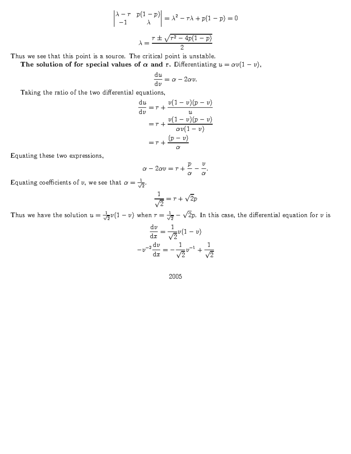 Advanced mathematical methods for scientists and engineers 407 