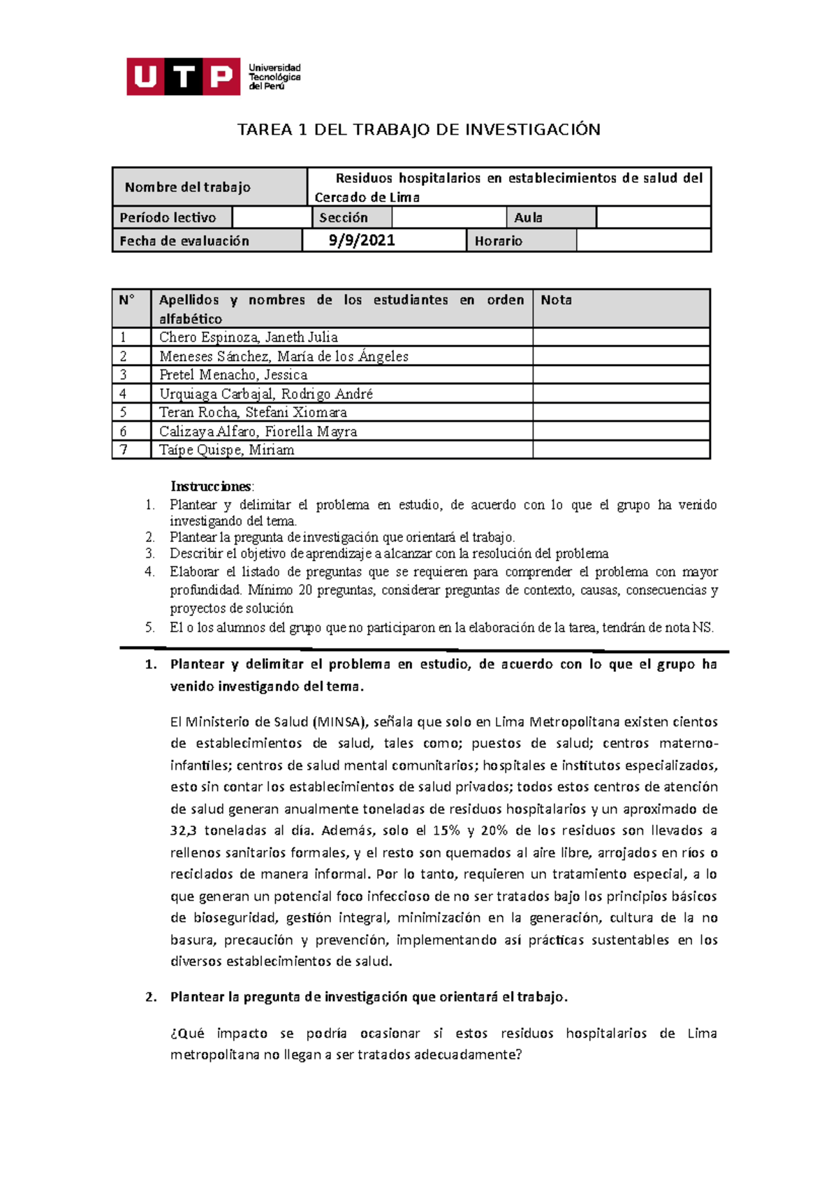Semana 5 - Tarea 1 - Plantilla - Delimitación del tema de investigación ...