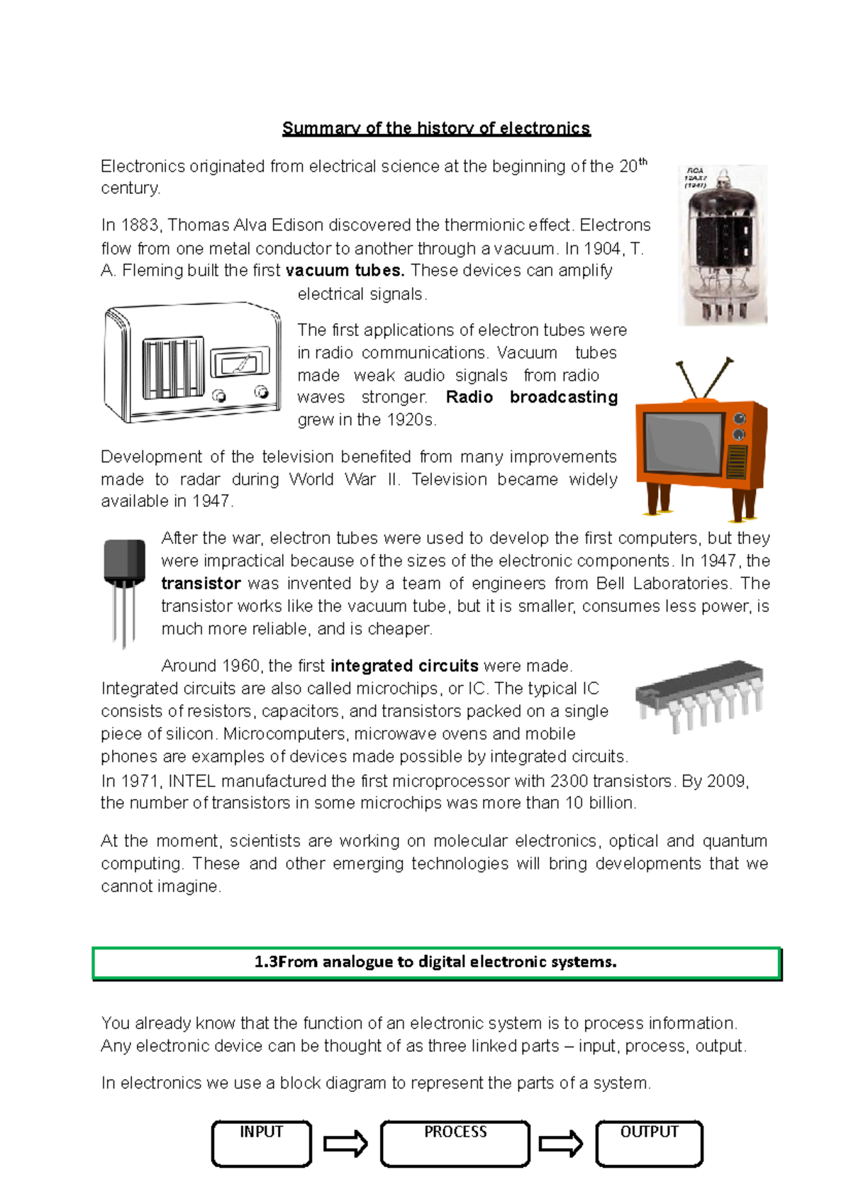Task14 digital electronics (2) - 1 analogue to digital electronic ...