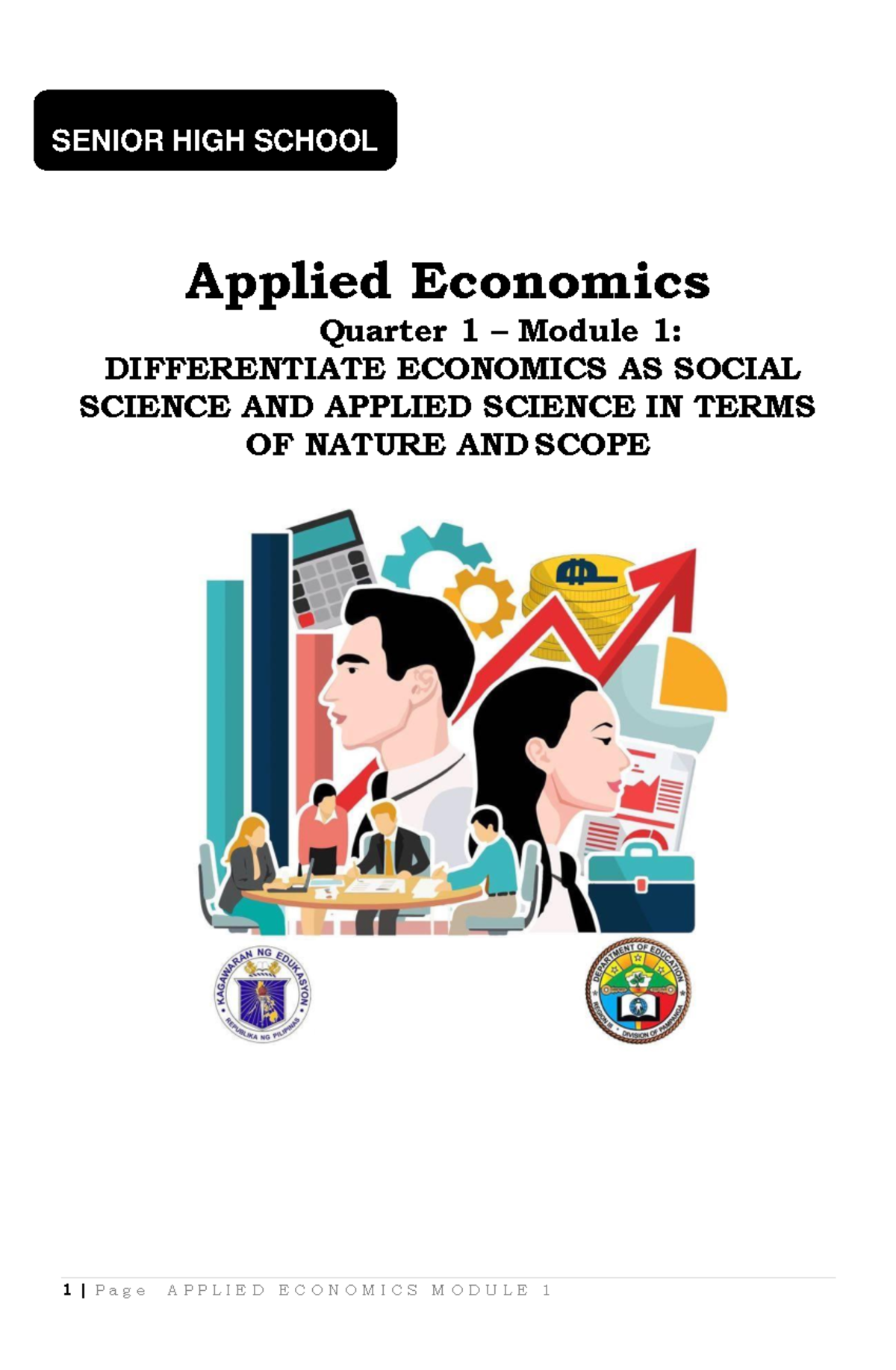 Applied Economics Module 1 Applied Economics Quarter 1 Module 1