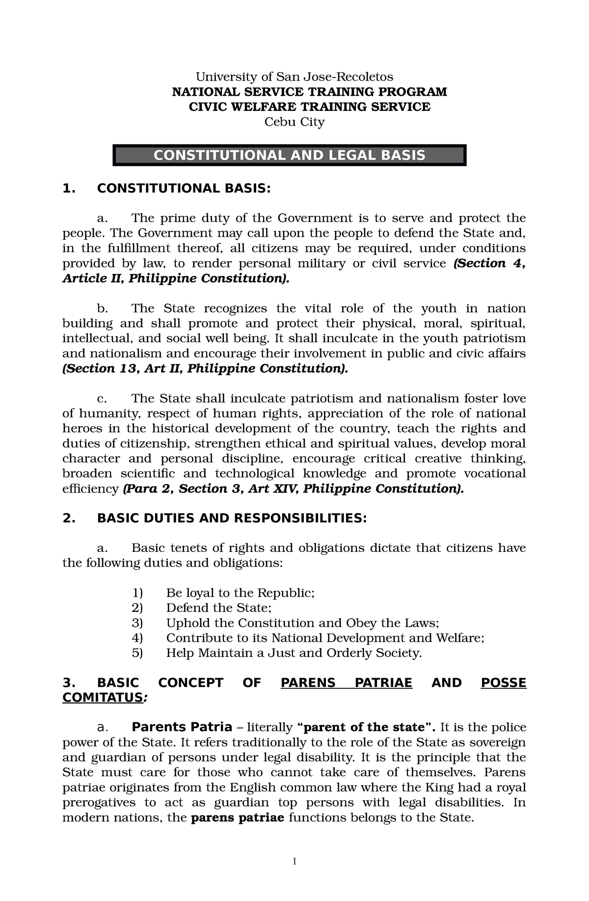 cwts-11-constitutional-and-legal-basis-ra-9163-university-of-san-jose