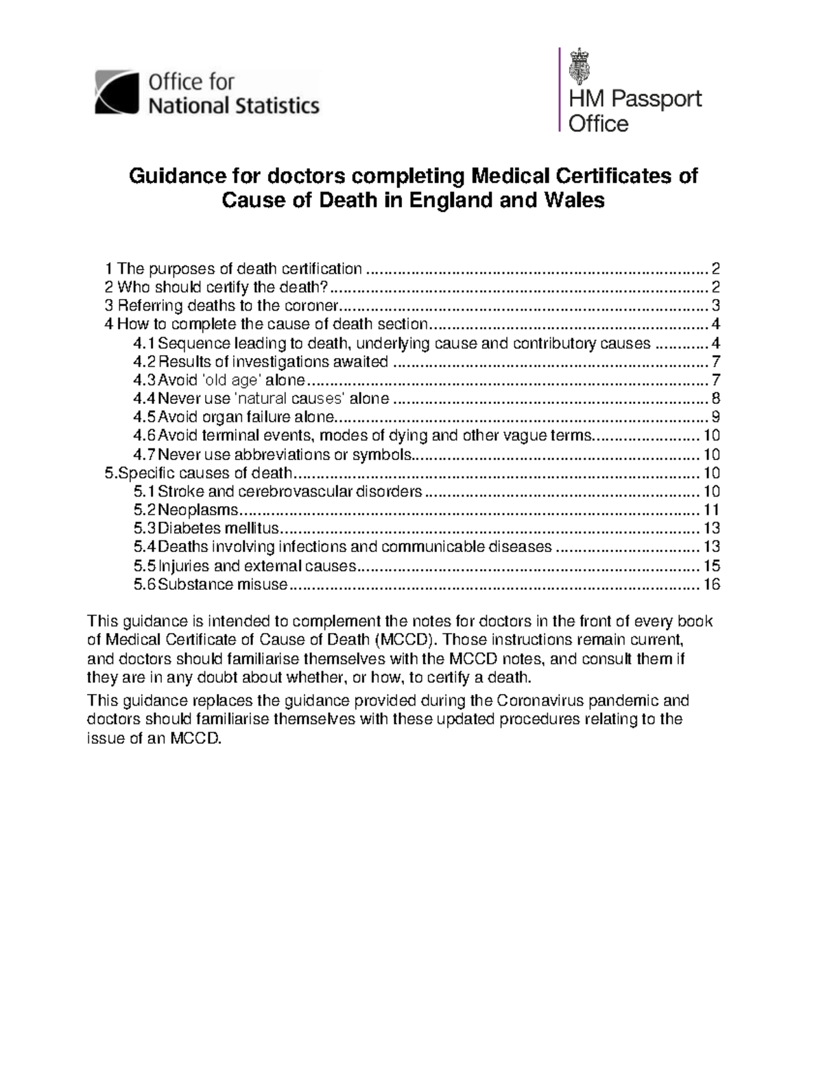 Guidance for Doctors completing medical certificates Mar 22 - Guidance ...
