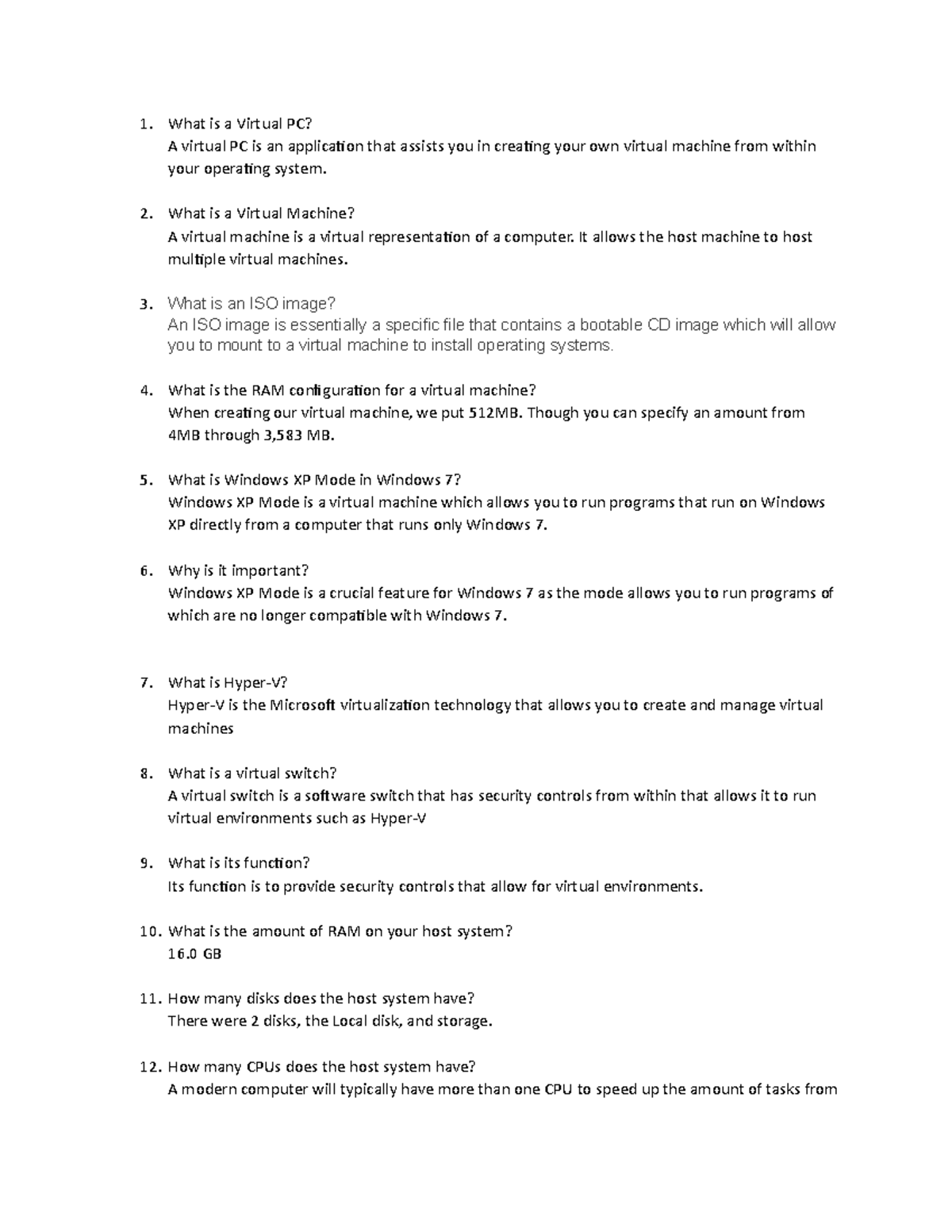 Segment 2 Cyber And Network Security What Is A Virtual PC A Virtual