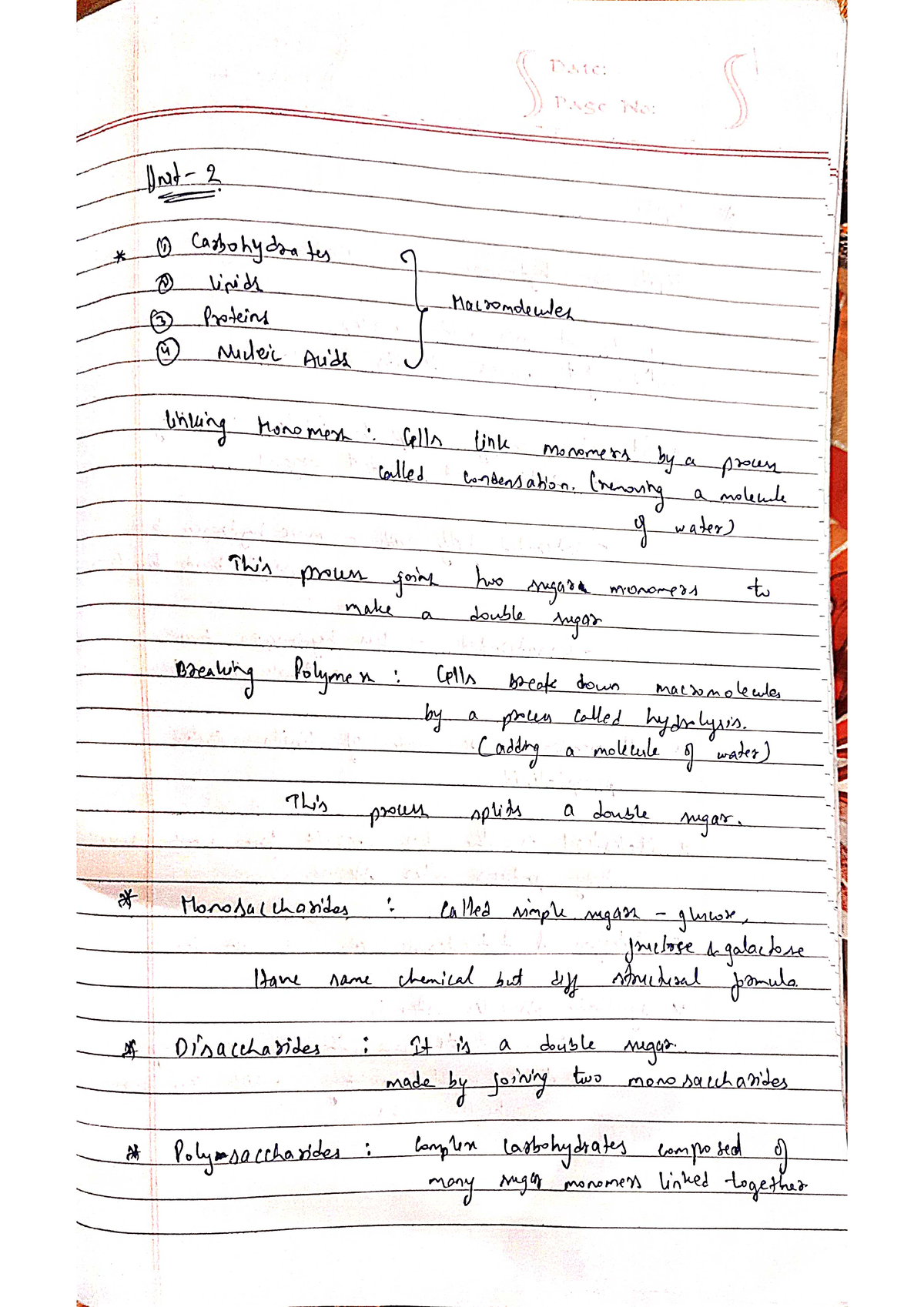 Bio Unit 2 - Biology Unit 5 Material - Studocu