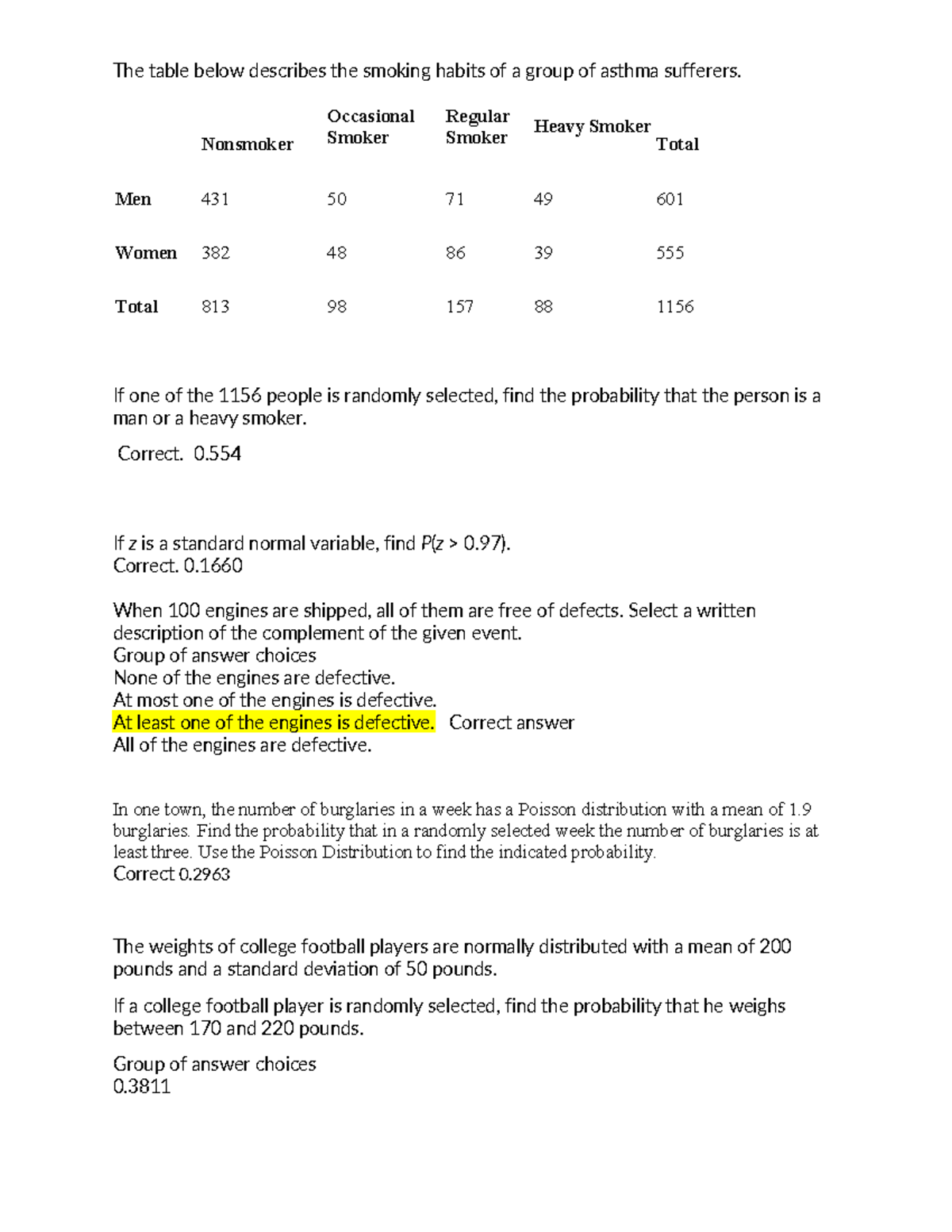 Stat help 10-16 - These question answer are to help you understand and ...