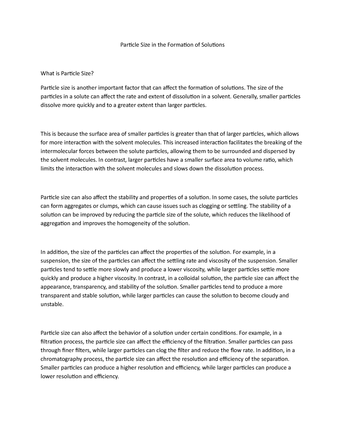 particle-size-in-the-formation-of-solutions-the-size-of-the-particles