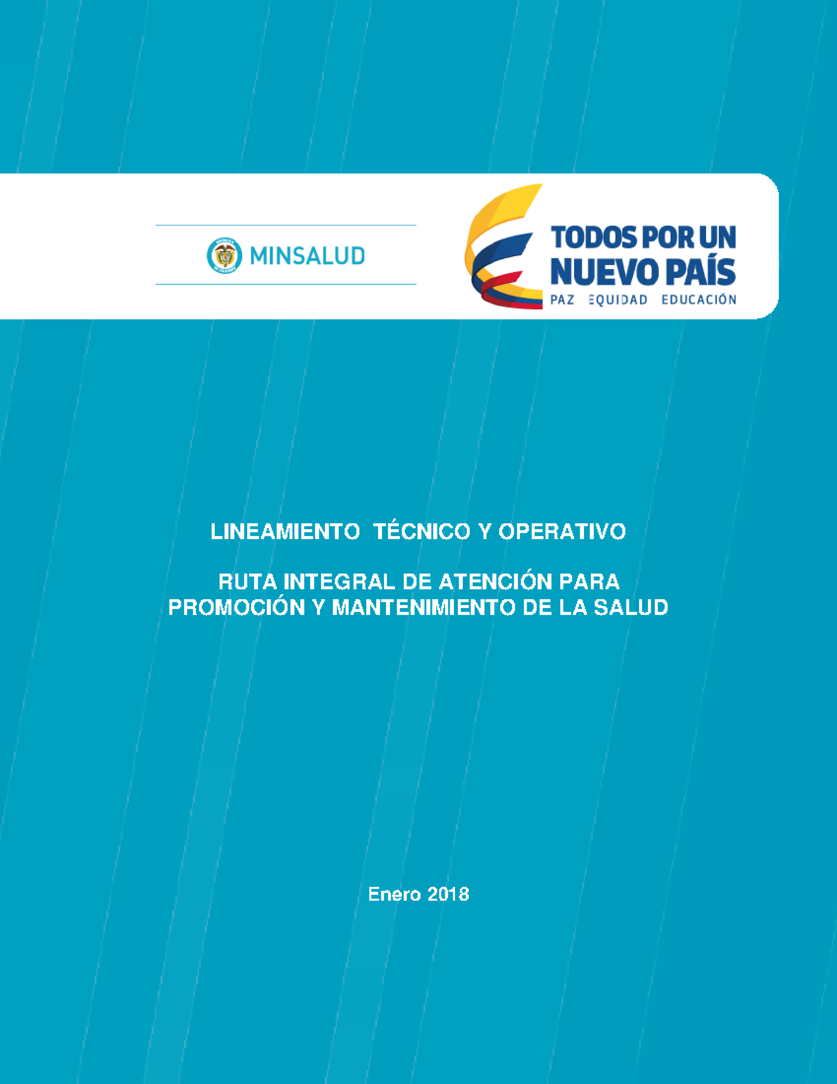 Lineamiento-Ruta-promocion-de-la-salud - LINEAMIENTO TÉCNICO Y ...