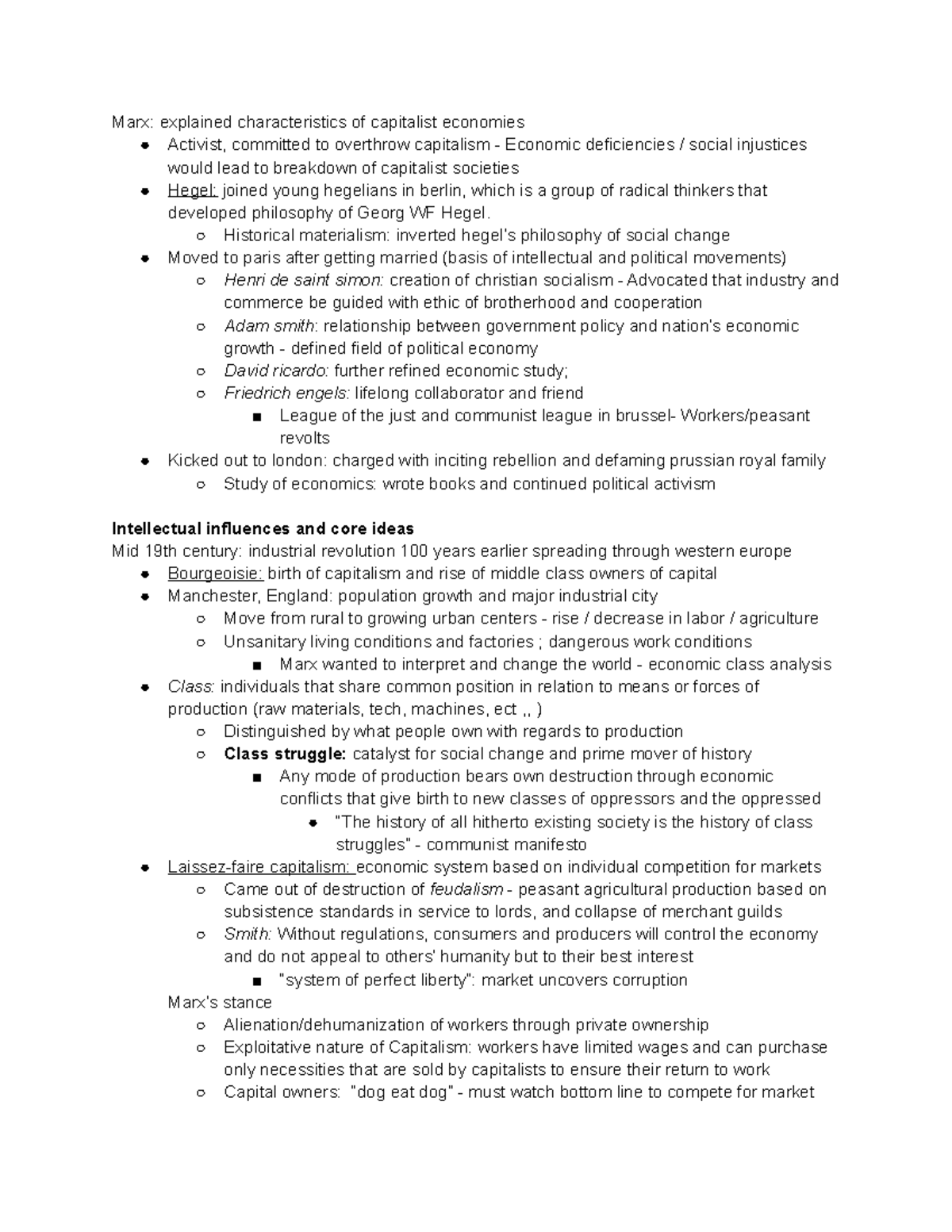 Chapter 2 Lecture of Modern Sociological Thought - Marx: explained ...