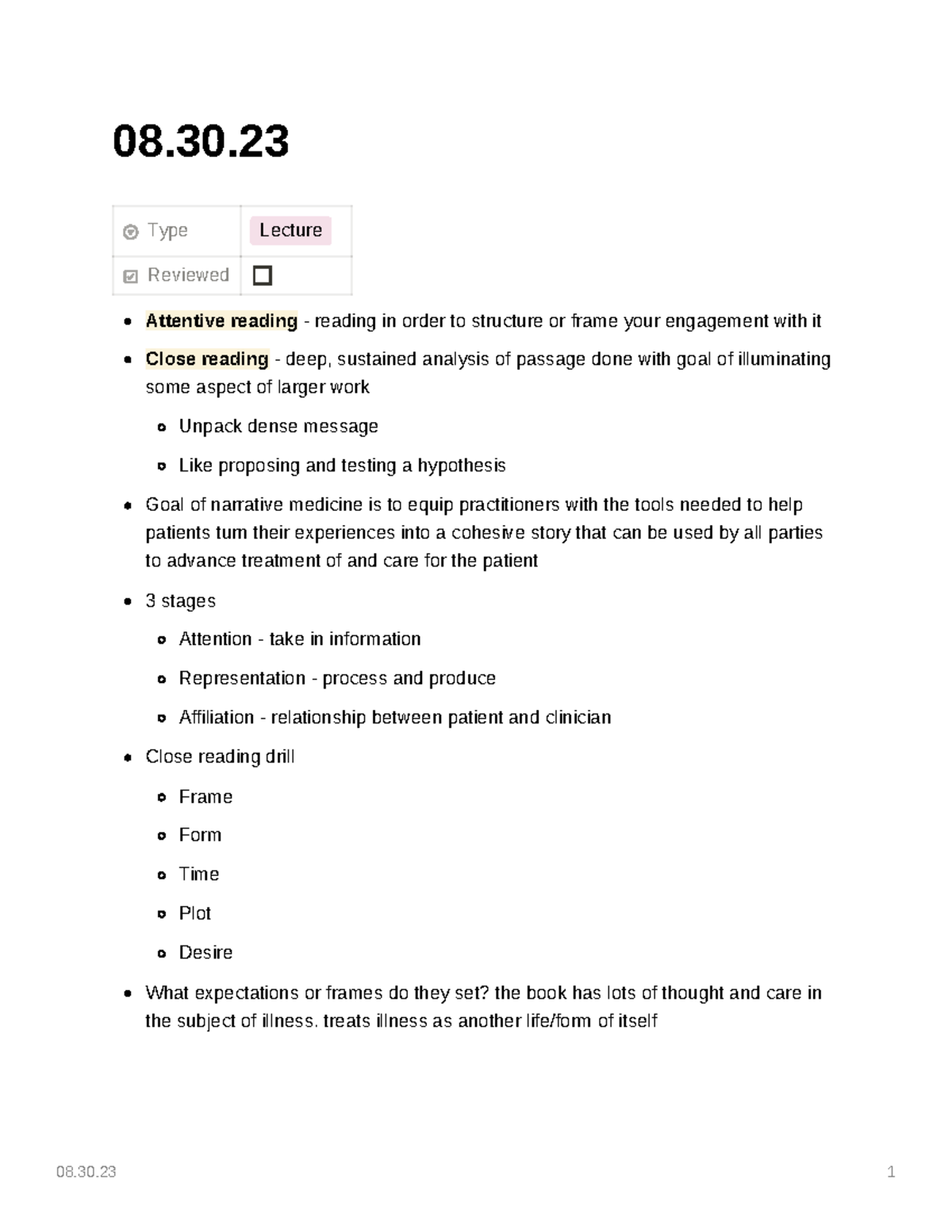 Week 2 Hh Second Week Of Lecture Notes Gs250a Studocu