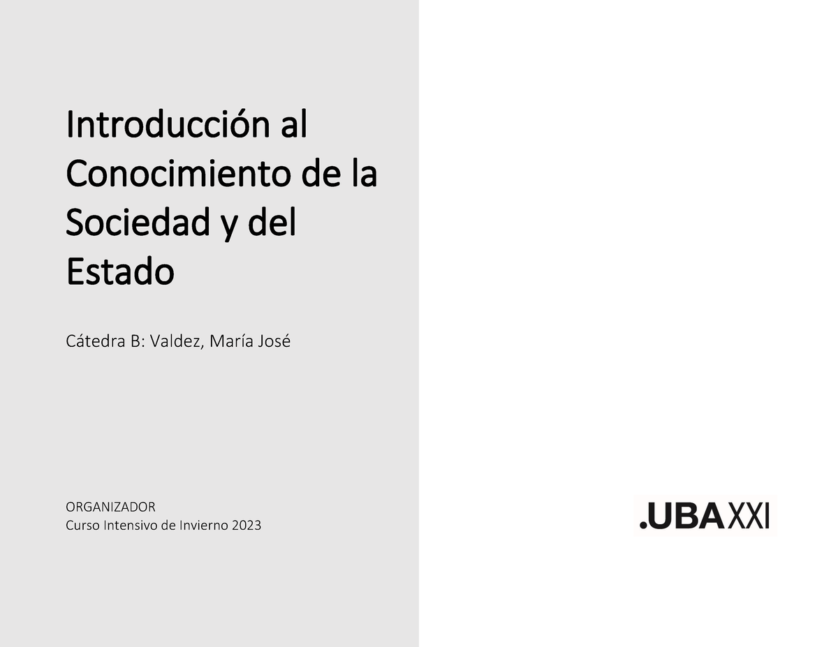 ICSE B CII 2023 Organizador - Introducción Al Conocimiento De La ...