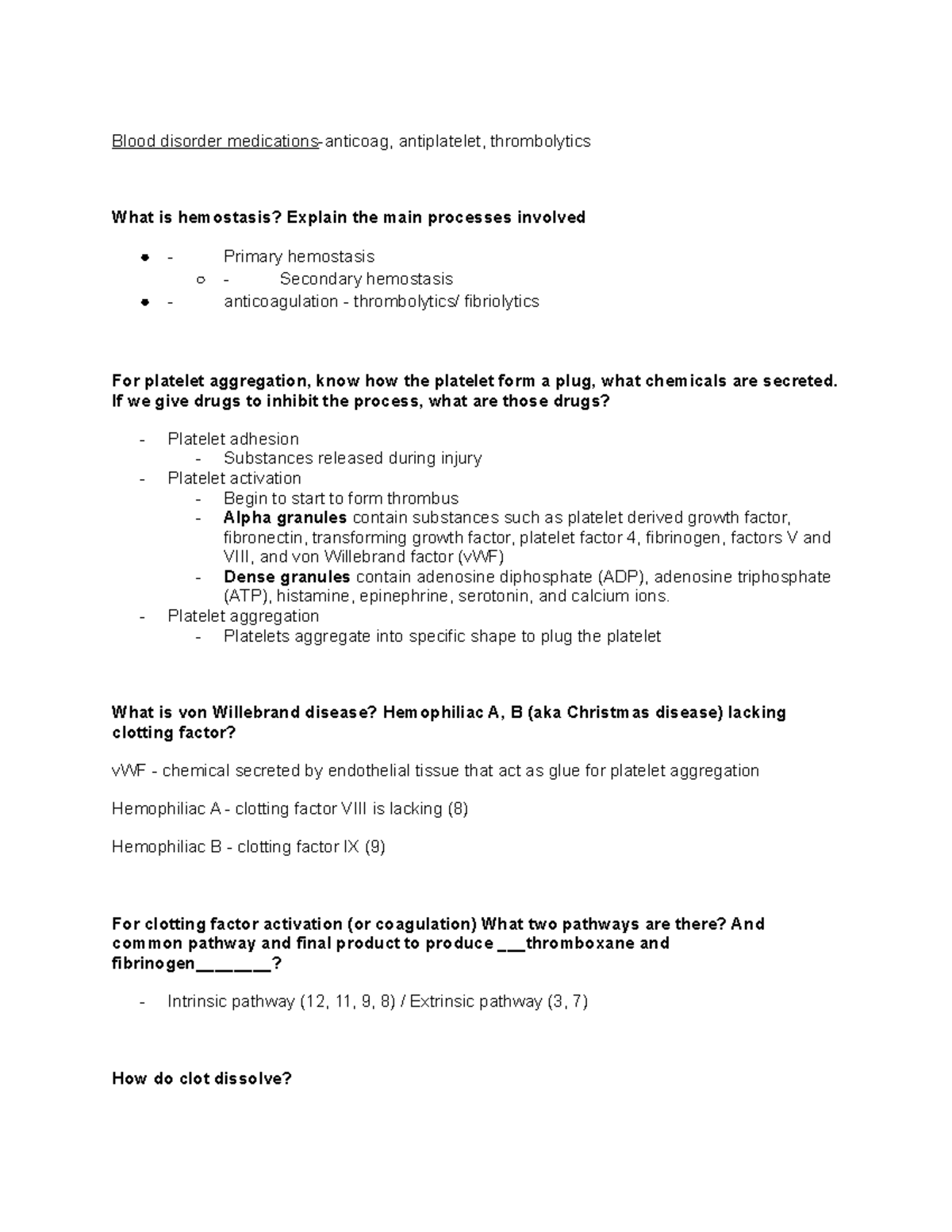 Which Hemostasis Pathway?  A Quick Decision Guide - 4w4l6za