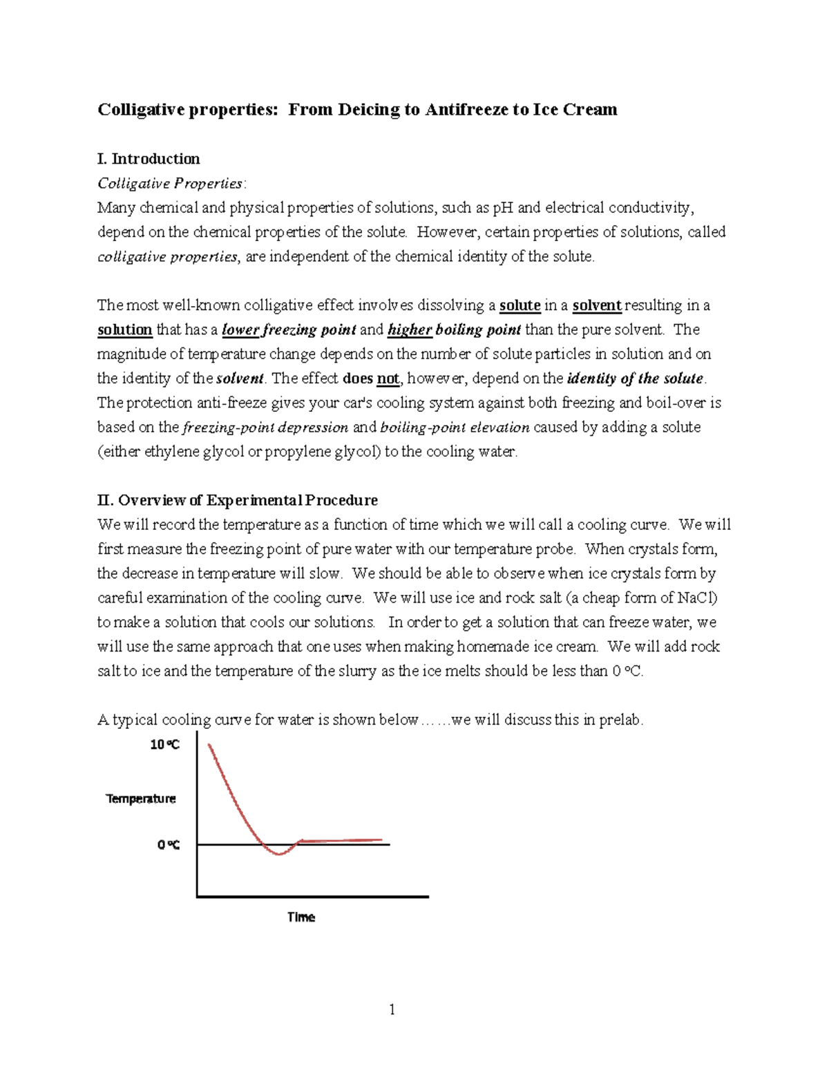 Colligative Properties From Deicing to Antifreeze to Ice Cream Studocu