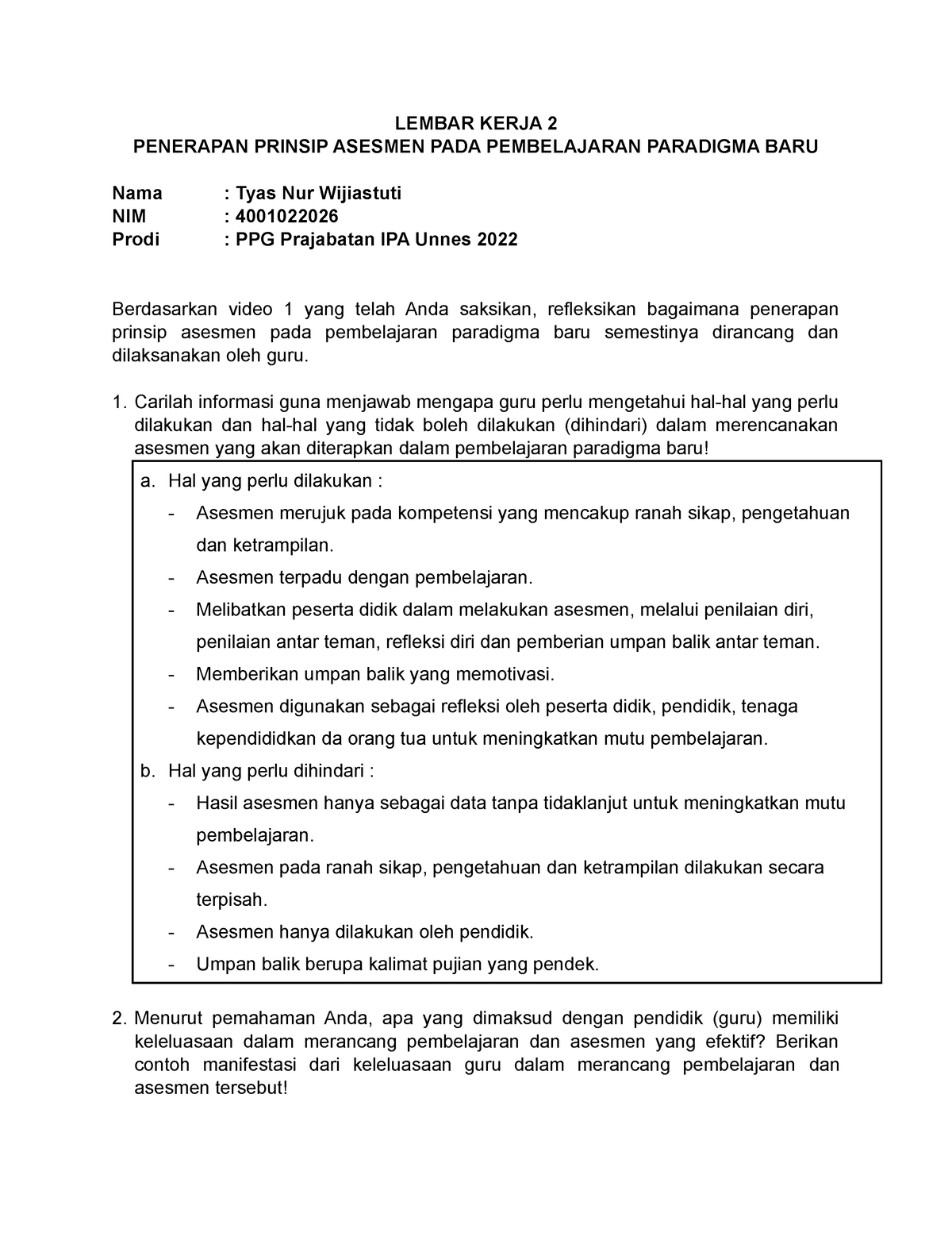 Lk Lembar Asesmen Diri Lembar Kerja Lembar Asesmen Diri Nama Hot Sex Porn Sex Picture