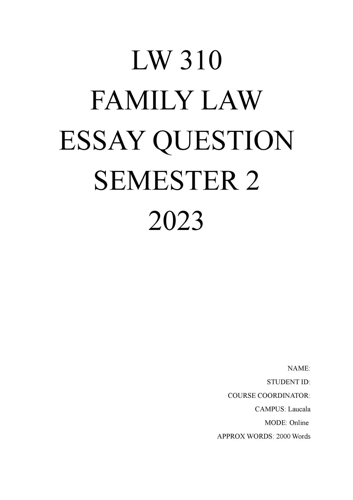 family law essay competition 2023