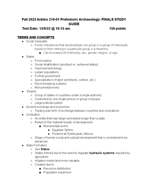 Archaeology exam 2 - test two material - The use of symbols is ...