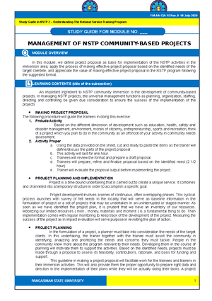 NSTP-2-Syllabus-ISO 2023-2024 - COURSE SYLLABUS IN GE 9 - ETHICS 5 NSTP ...