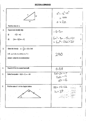 SBHS 2018 Y8 HY SOL - past paper - SYDNEY BOYS HIGH SCHOOL YEAR 8 HALF ...
