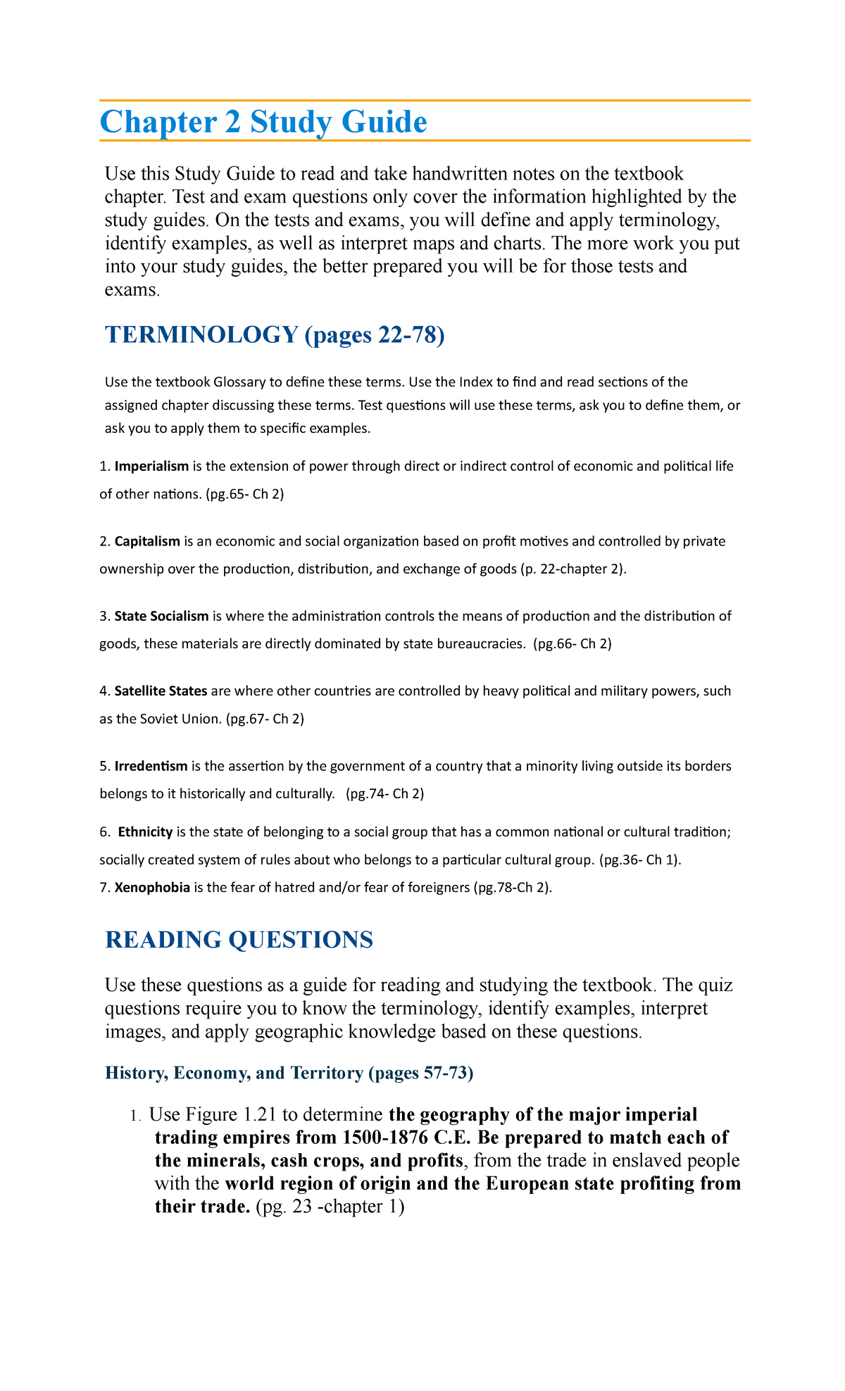 6925f281-92f4-47aa-9a43-ce32cd52de88 Chapter 2 Study Guide - Chapter 2 ...