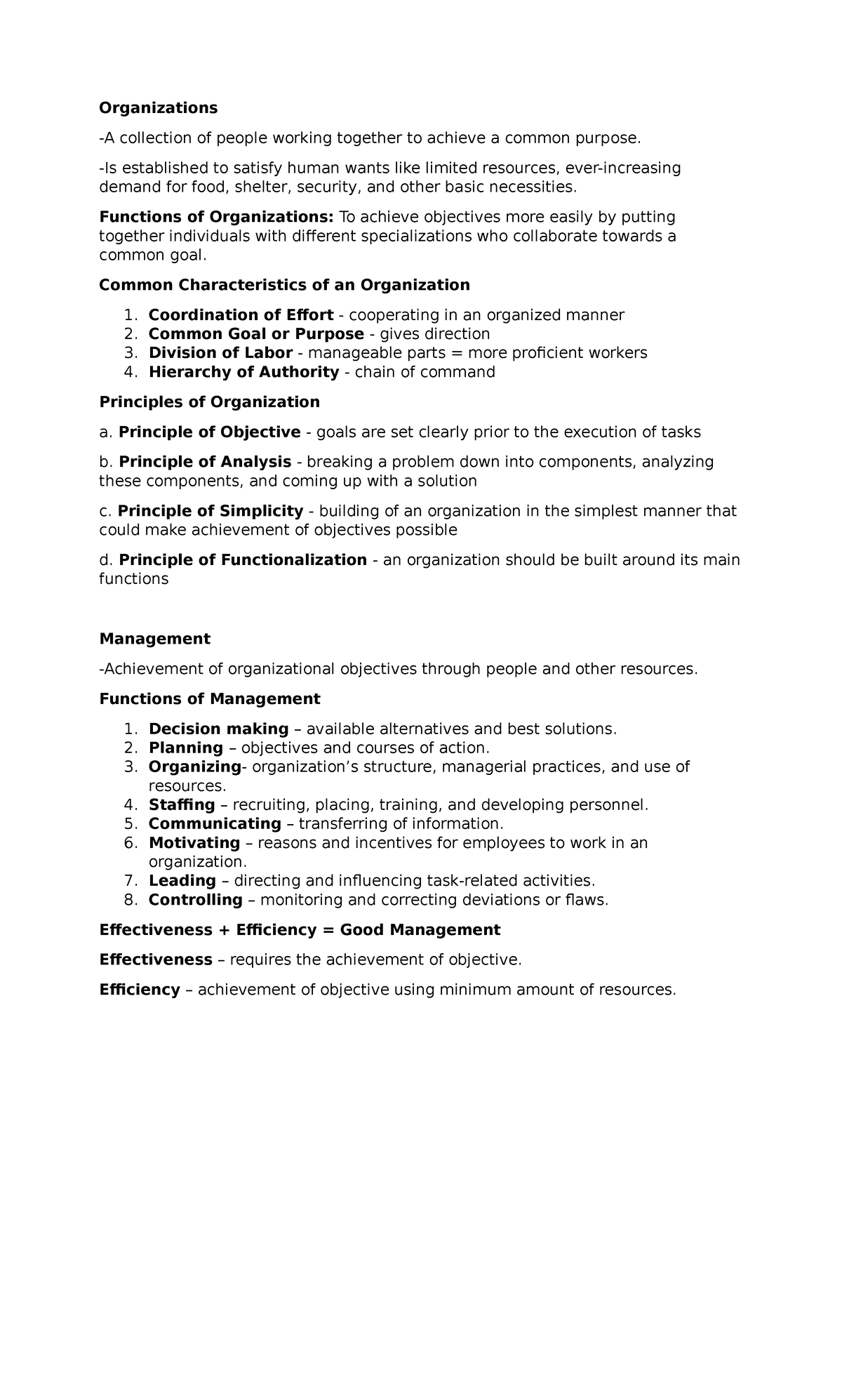 MGMT+ - Lecture notes 1 - Principles of Marketing - Studocu