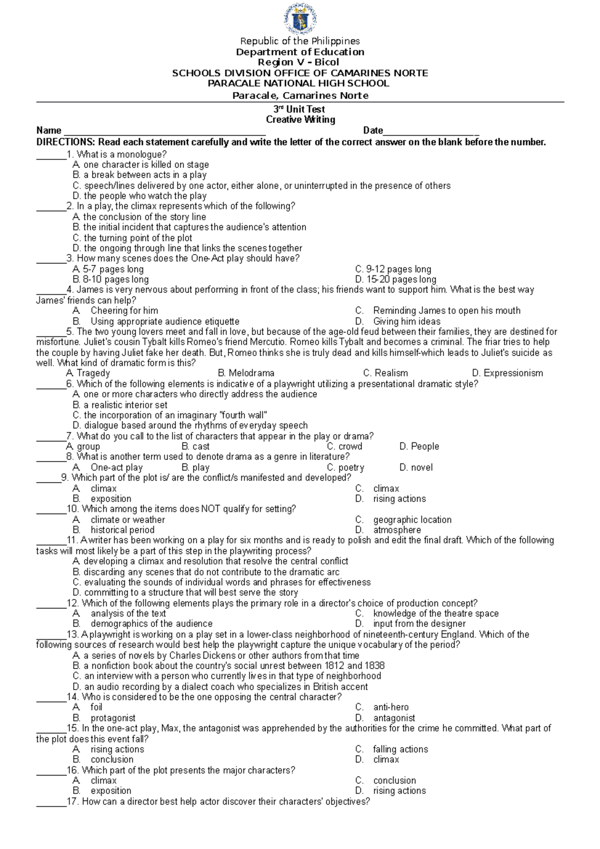 3rd-unit-test-cw-3rd-unit-test-in-creative-writing-republic-of-the