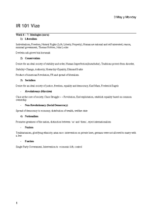 POS-101 - Lecture notes pos 101 - Introduction to Political Science POS ...