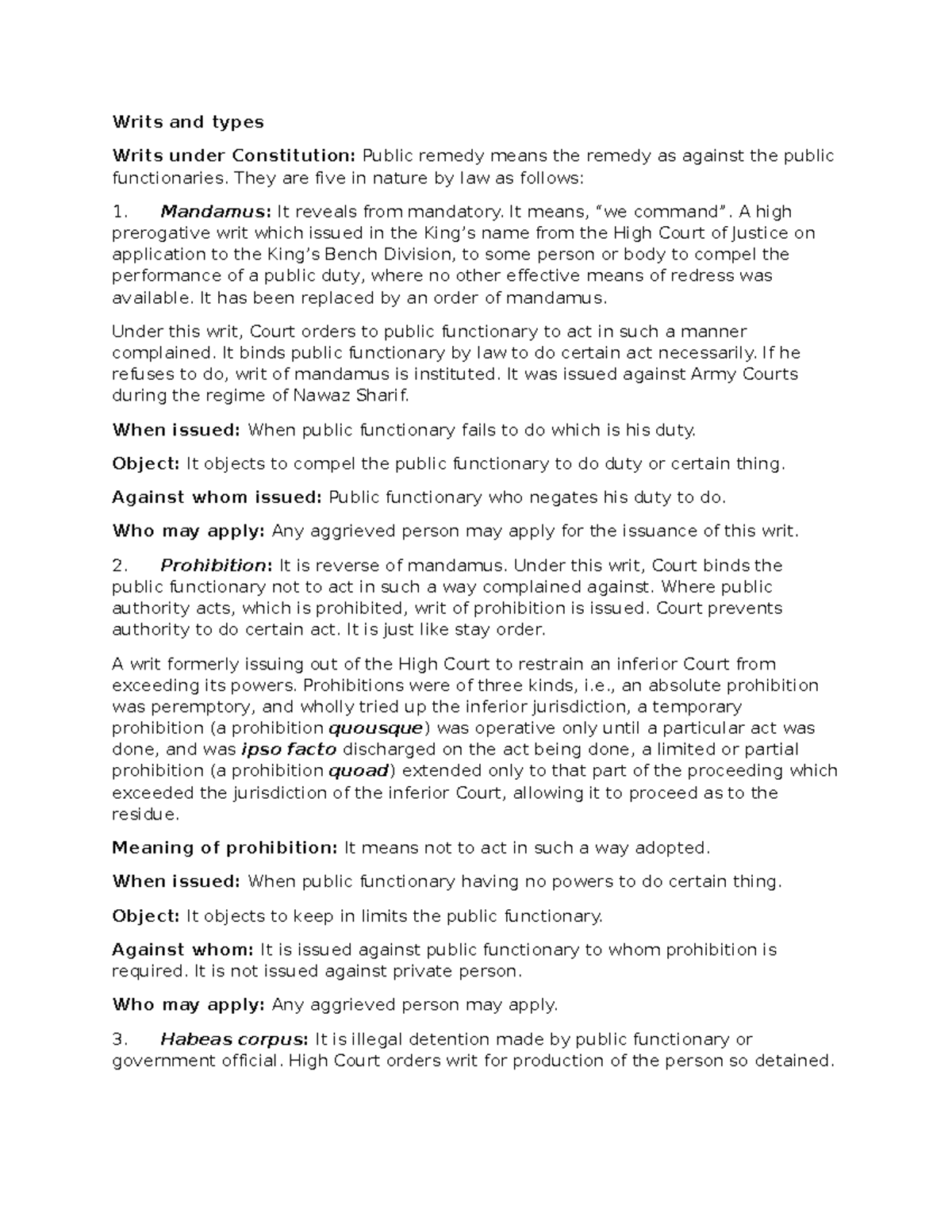 admin-law-administrative-law-sindh-university-studocu