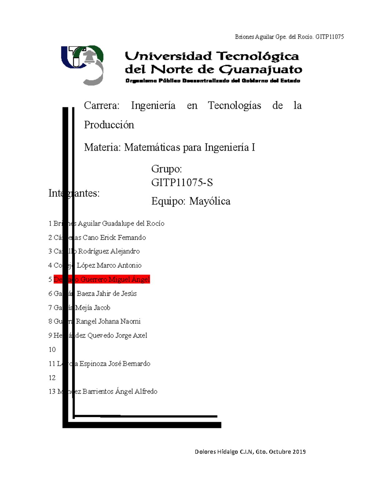 Derivadas De Orden Superior Y Mixtas Briones Aguilar Gpe Del Roc o 
