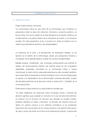 La Criminología Moderna - La Criminología Moderna Conforme han pasado