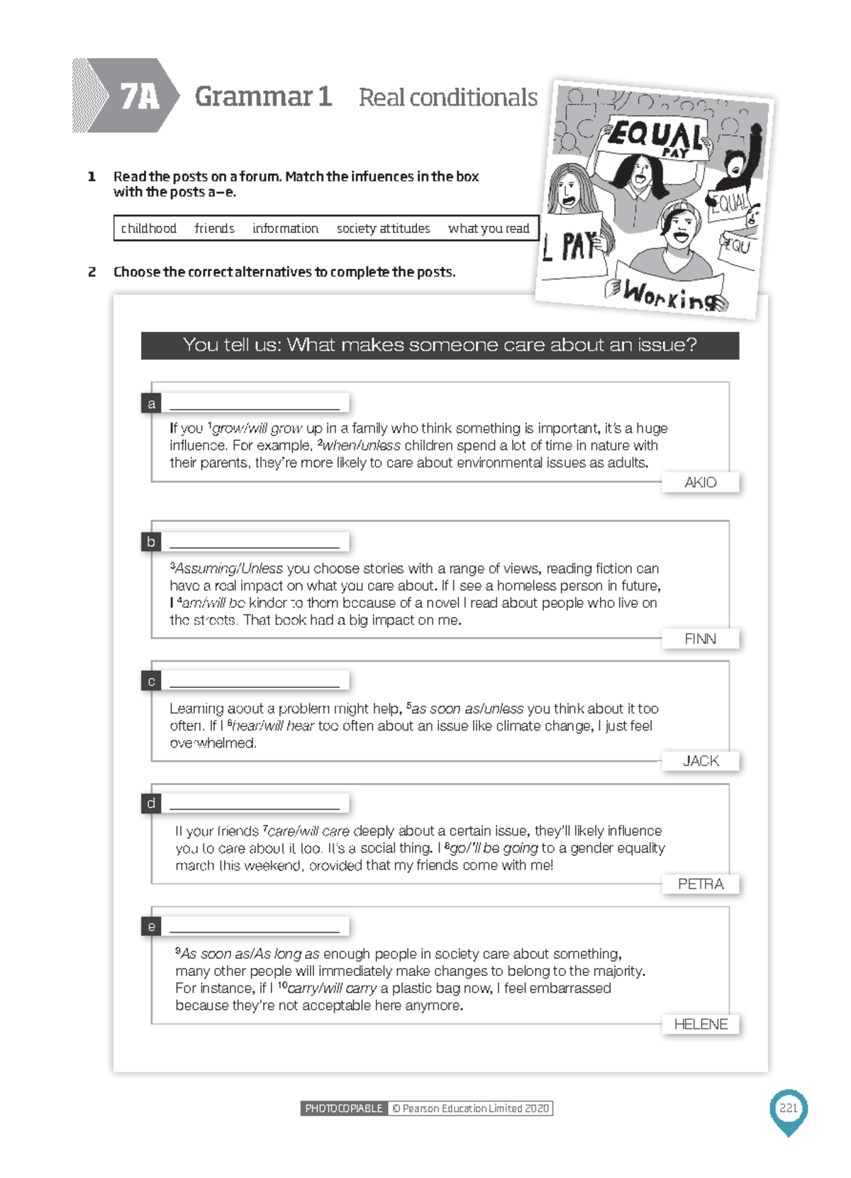 RM B2 PC 7A Grammar 1 - ... - 7A Grammar 1 Real conditionals ...